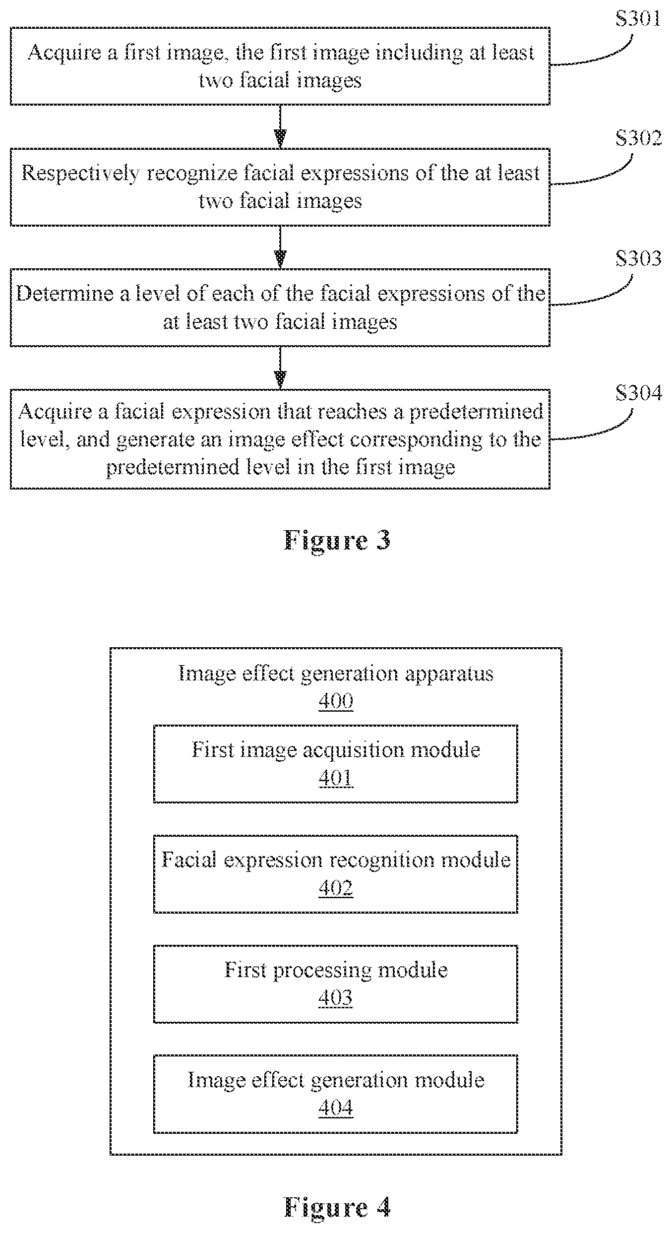 Patent US12327299 Figure 4 – Facial expression image processing method and apparatus, and electronic device