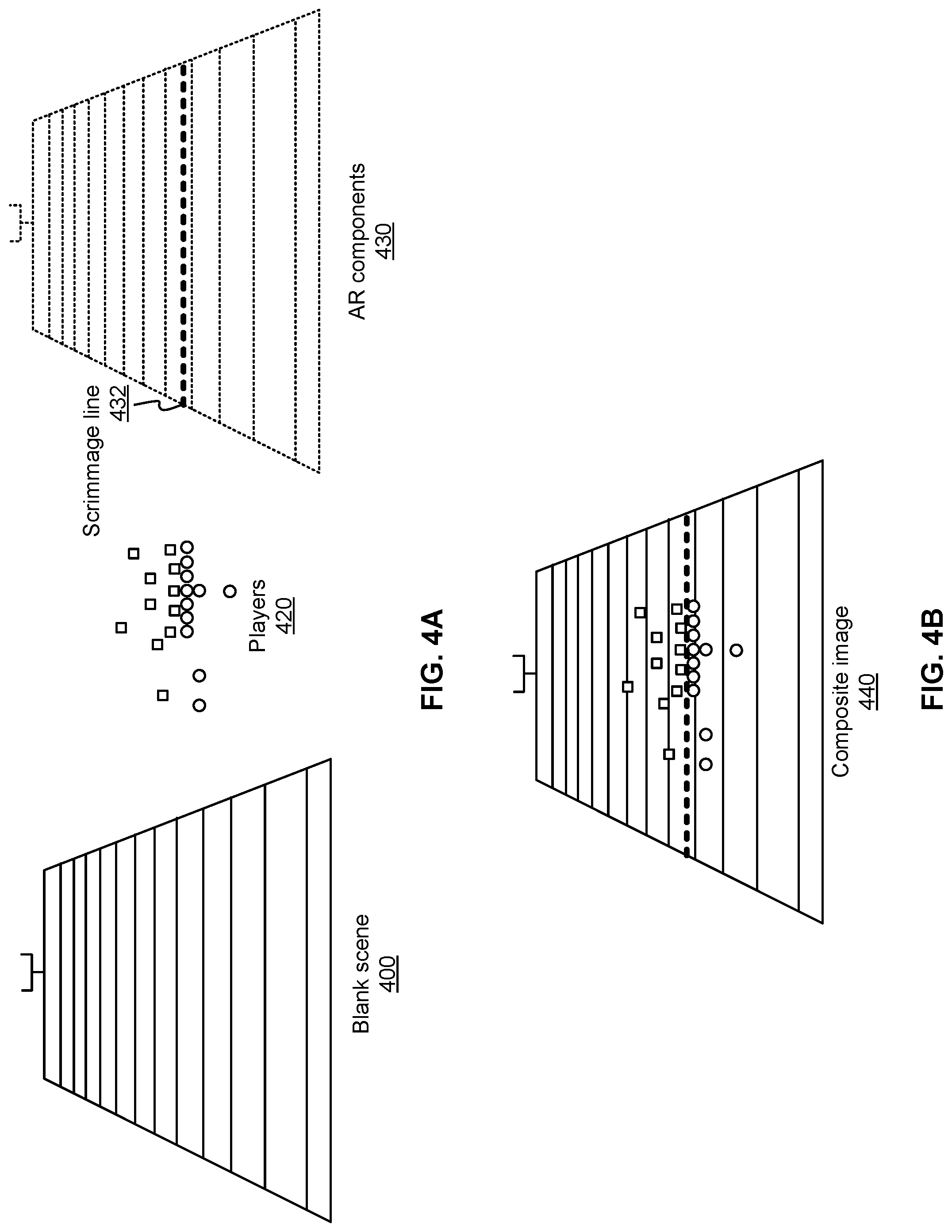 Patent US12327300 Figure 4 – Adding augmented reality to a sub-view of a high resolution central video feed