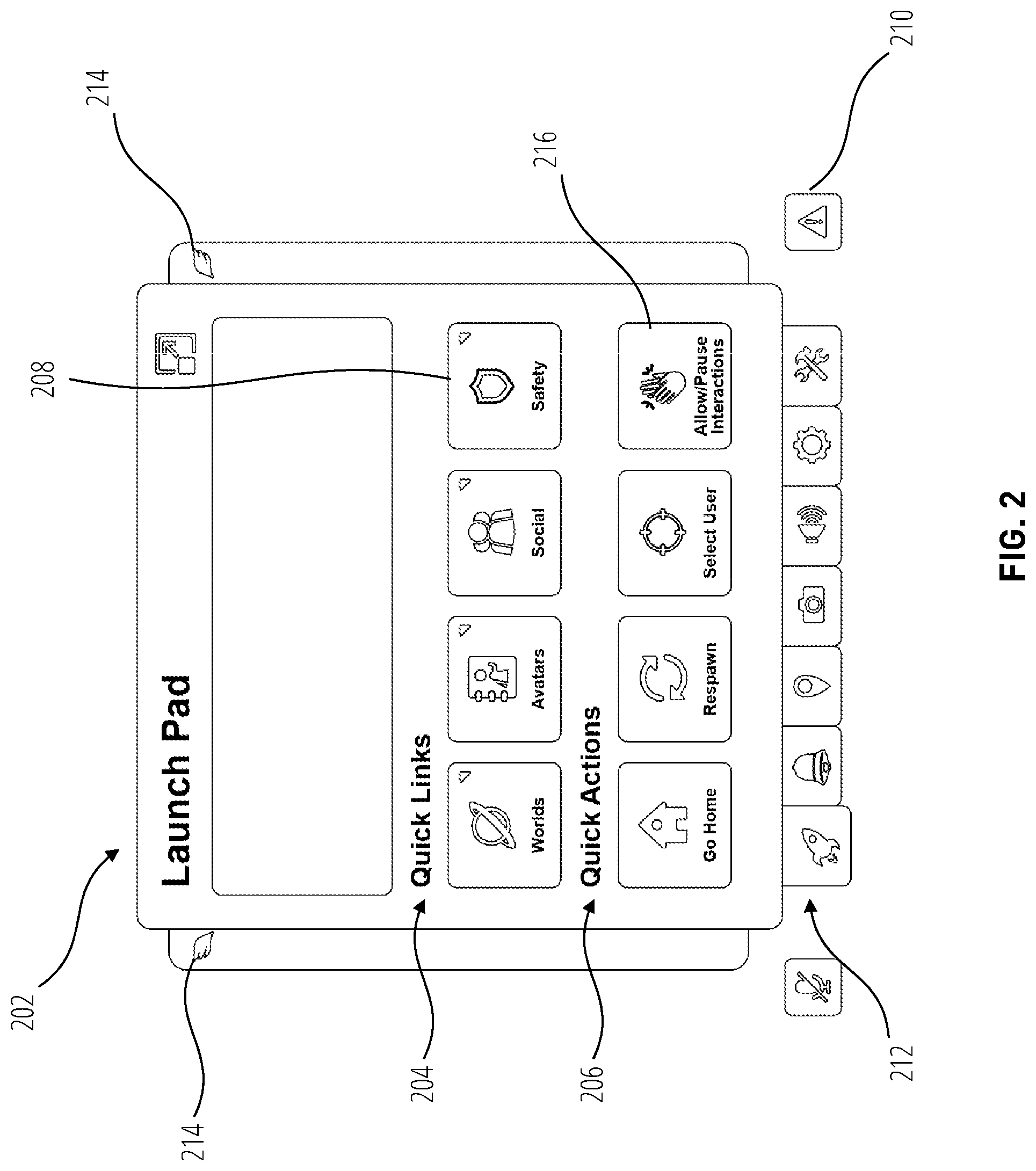 Patent US12327305 Figure 2 – Safety policy for contact interactions between avatars