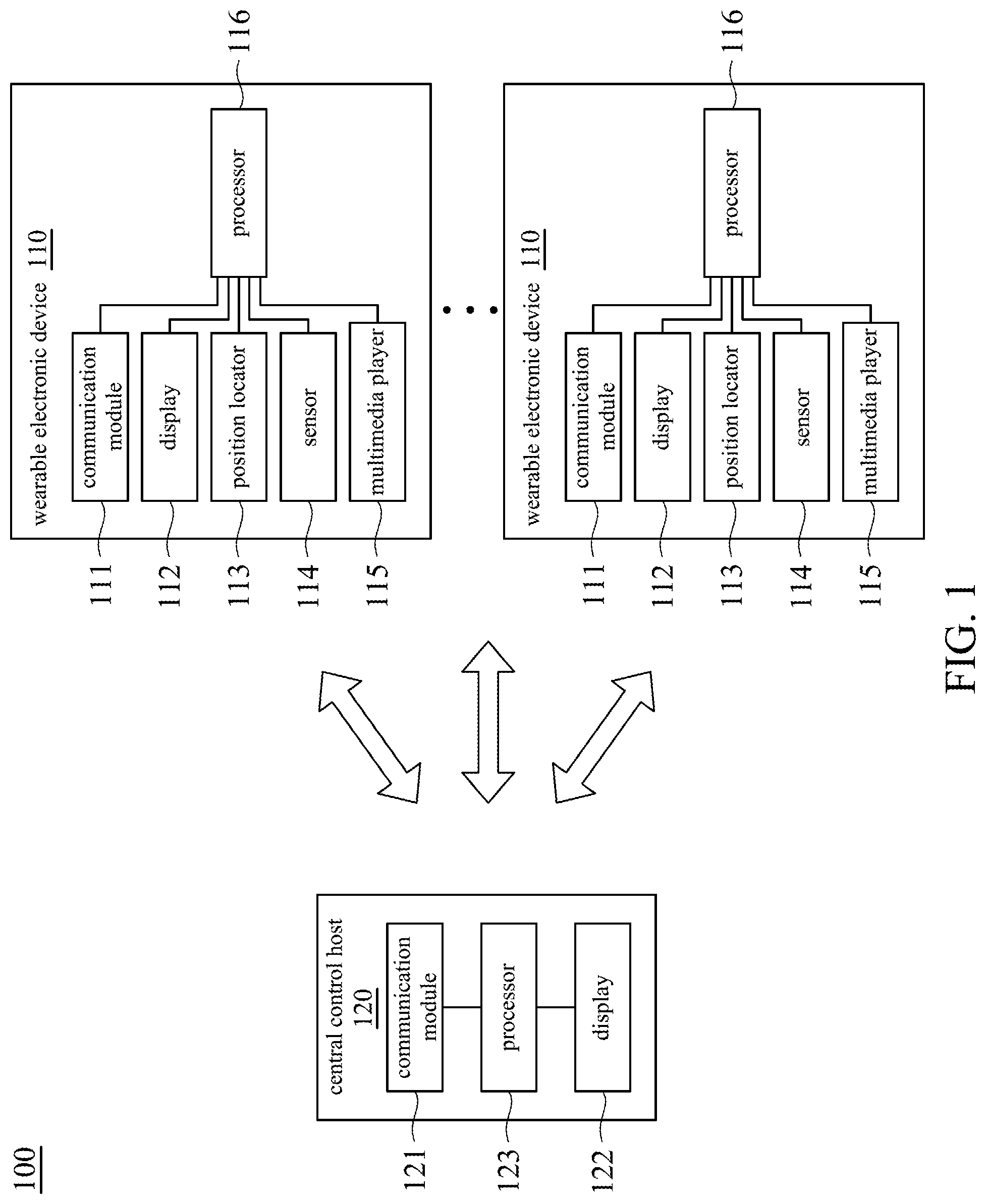 Patent US12327322 Figure 1 – System and method for workplace safety management