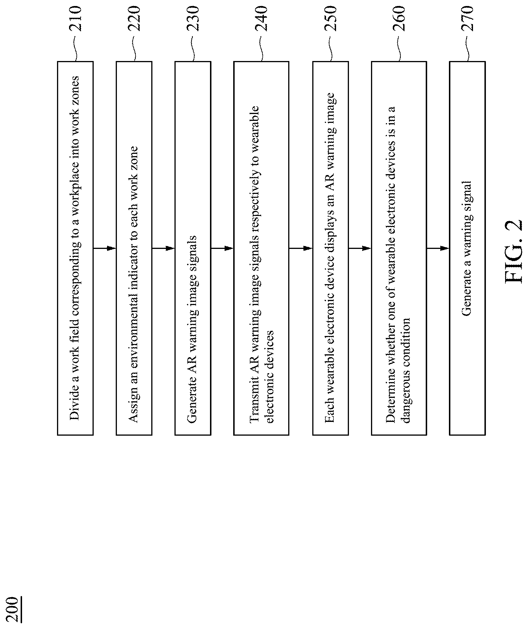 Patent US12327322 Figure 2 – System and method for workplace safety management