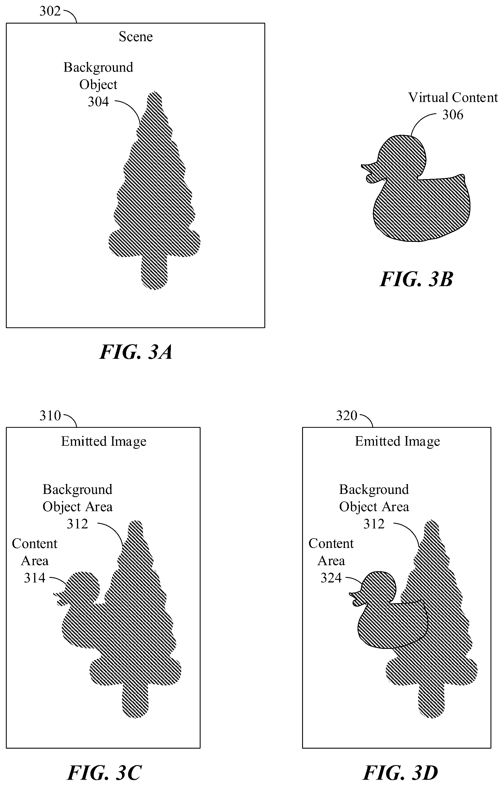 Patent US12327323 Figure 3 – Techniques for adaptively rendering virtual content n artificial reality environments based on ambient lighting of a real-world scene