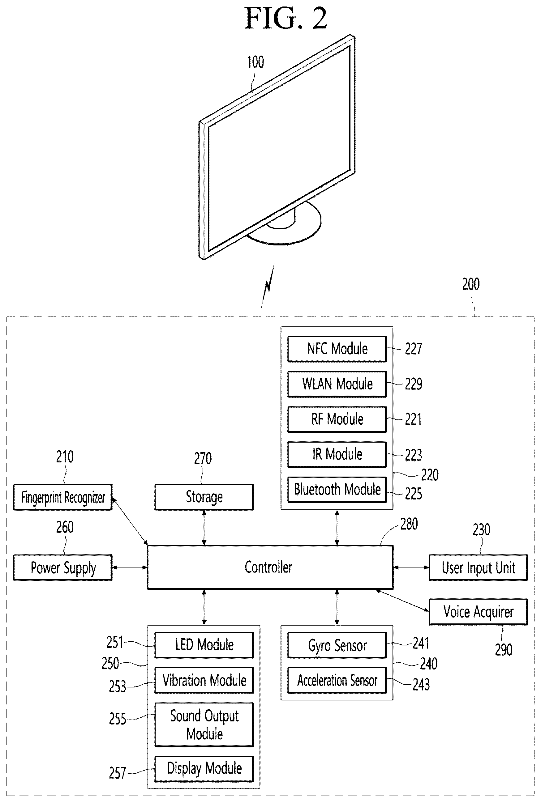 Patent US12327341 Figure 2 – Display device