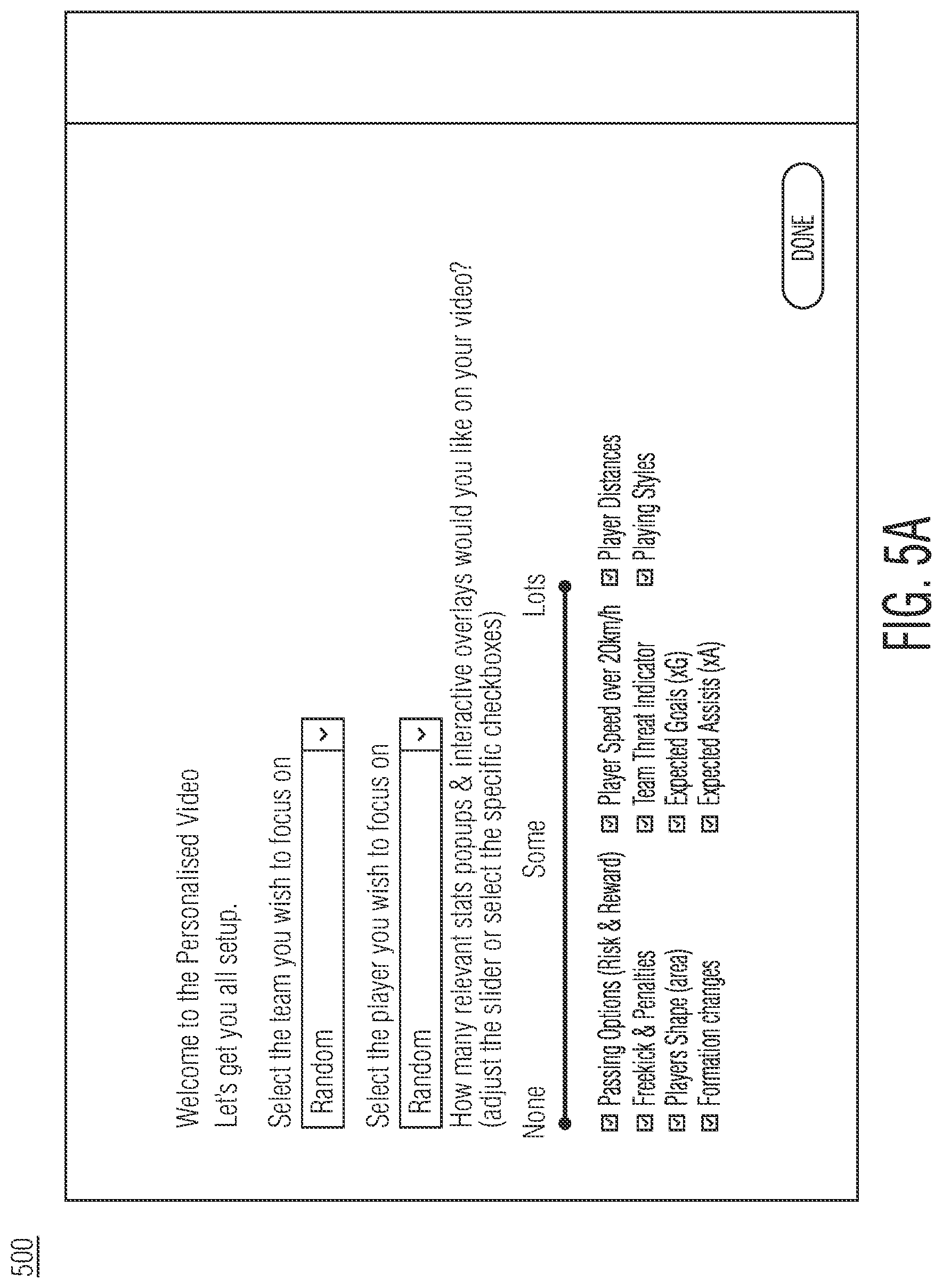 Patent US12327408 Figure 5 – Interactive video system for sports media