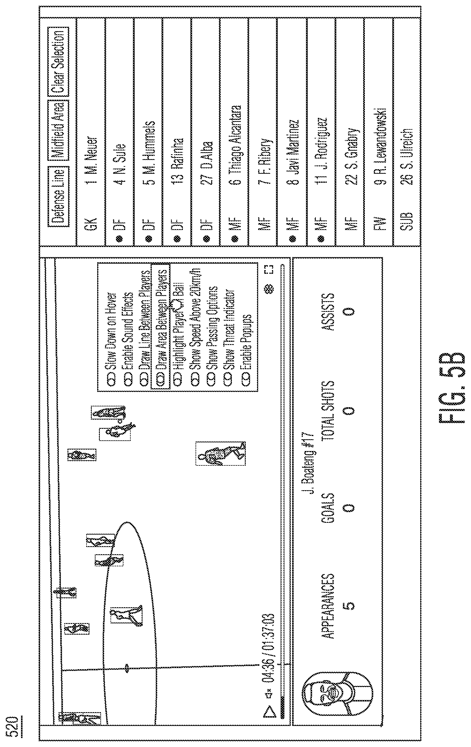 Patent US12327408 Figure 6 – Interactive video system for sports media