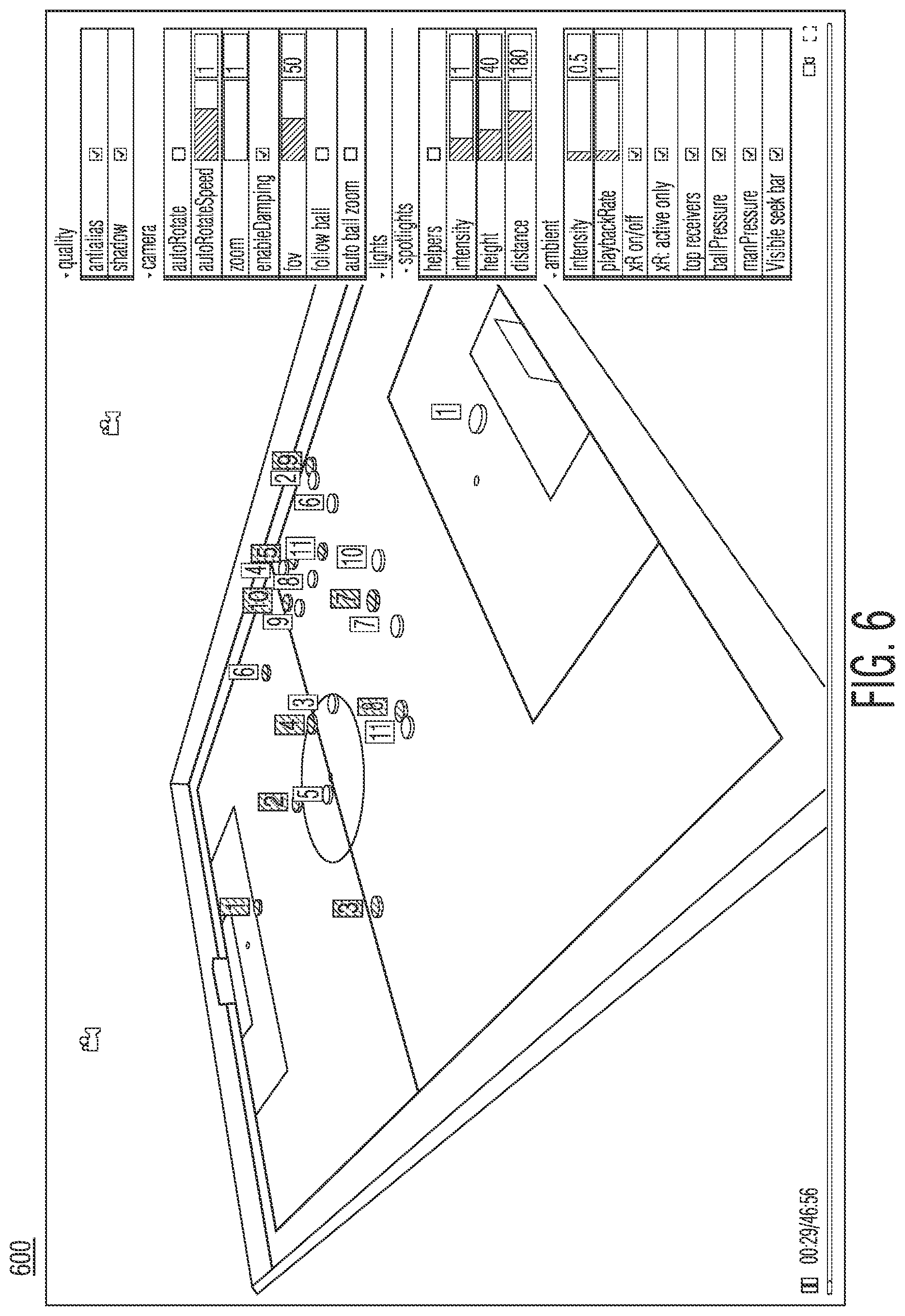 Patent US12327408 Figure 10 – Interactive video system for sports media