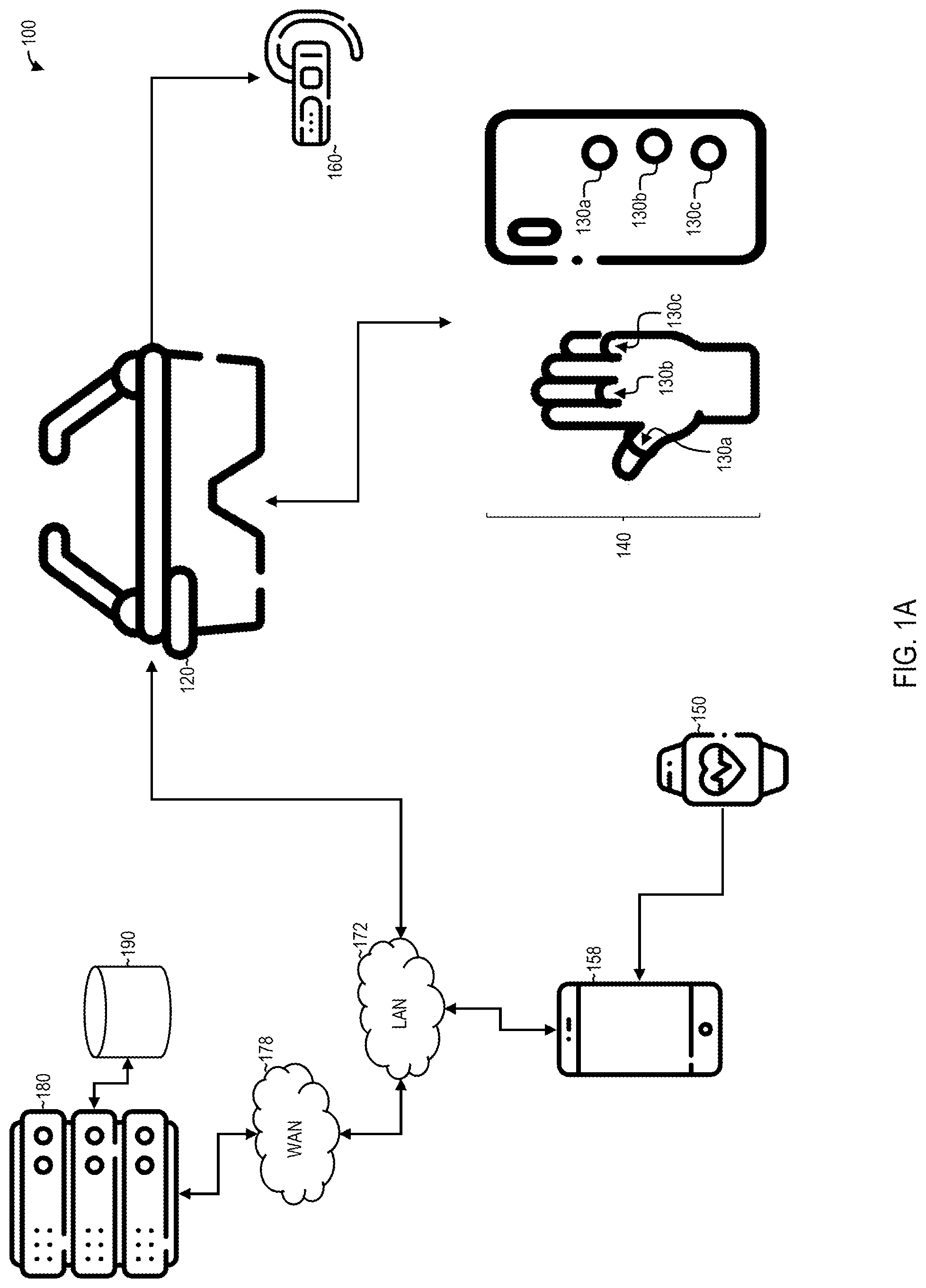 Patent US12327411 Figure 1 – Converting spatial information to haptic and auditory feedback
