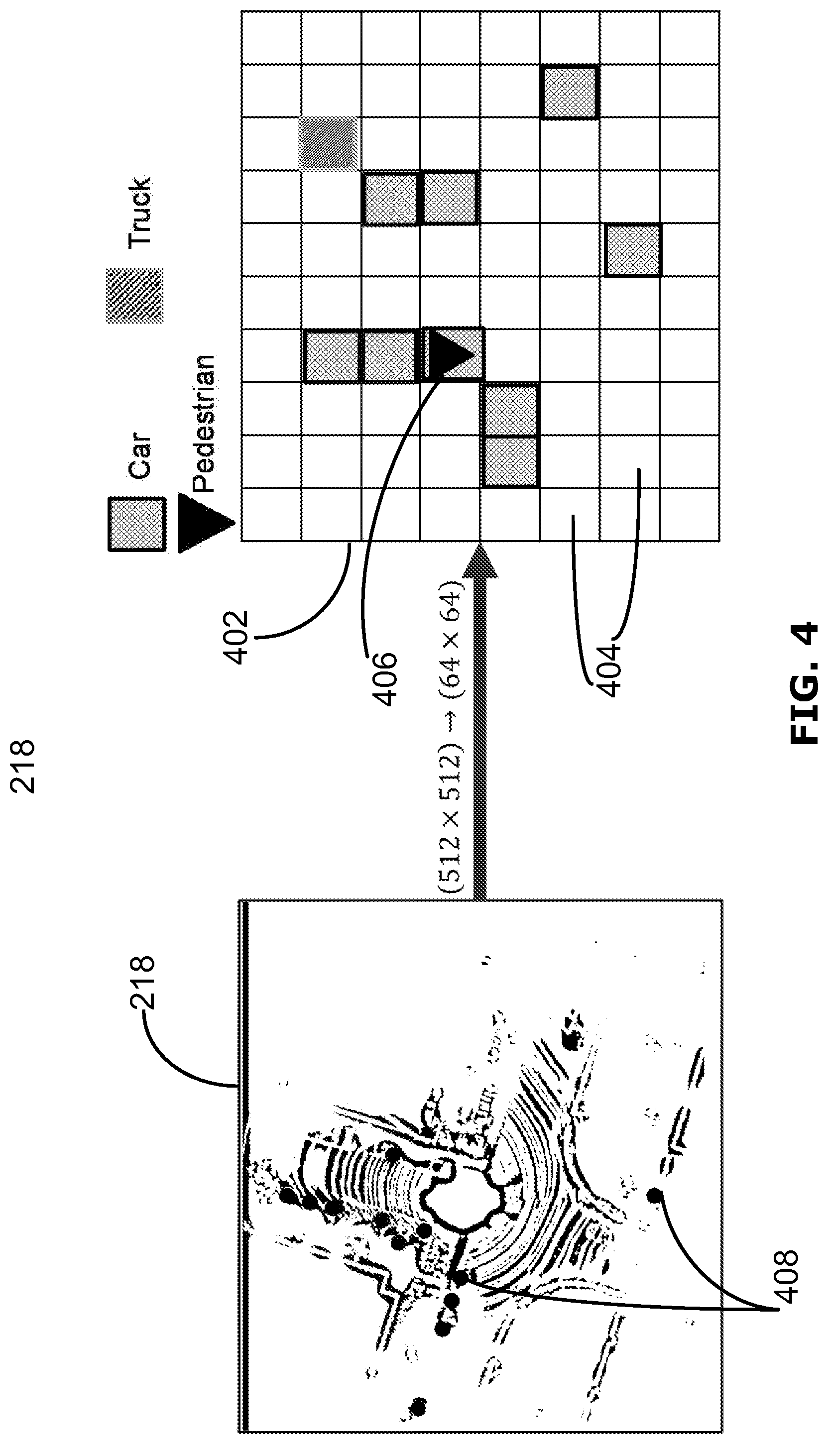 Patent US12327414 Figure 4 – Systems and methods for enhancement of 3D object detection using point cloud semantic segmentation and attentive anchor generation