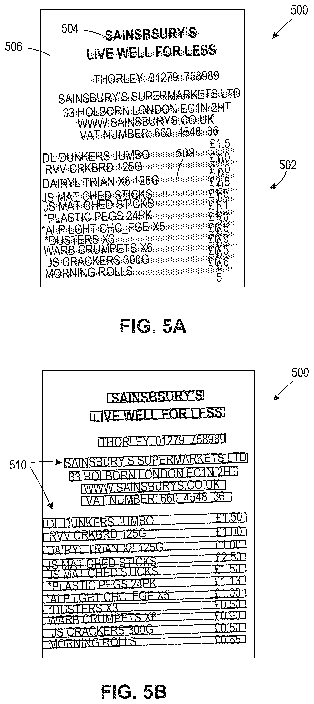 Patent US12327425 Figure 5 – Methods, systems, articles of manufacture, and apparatus for decoding purchase data using an image
