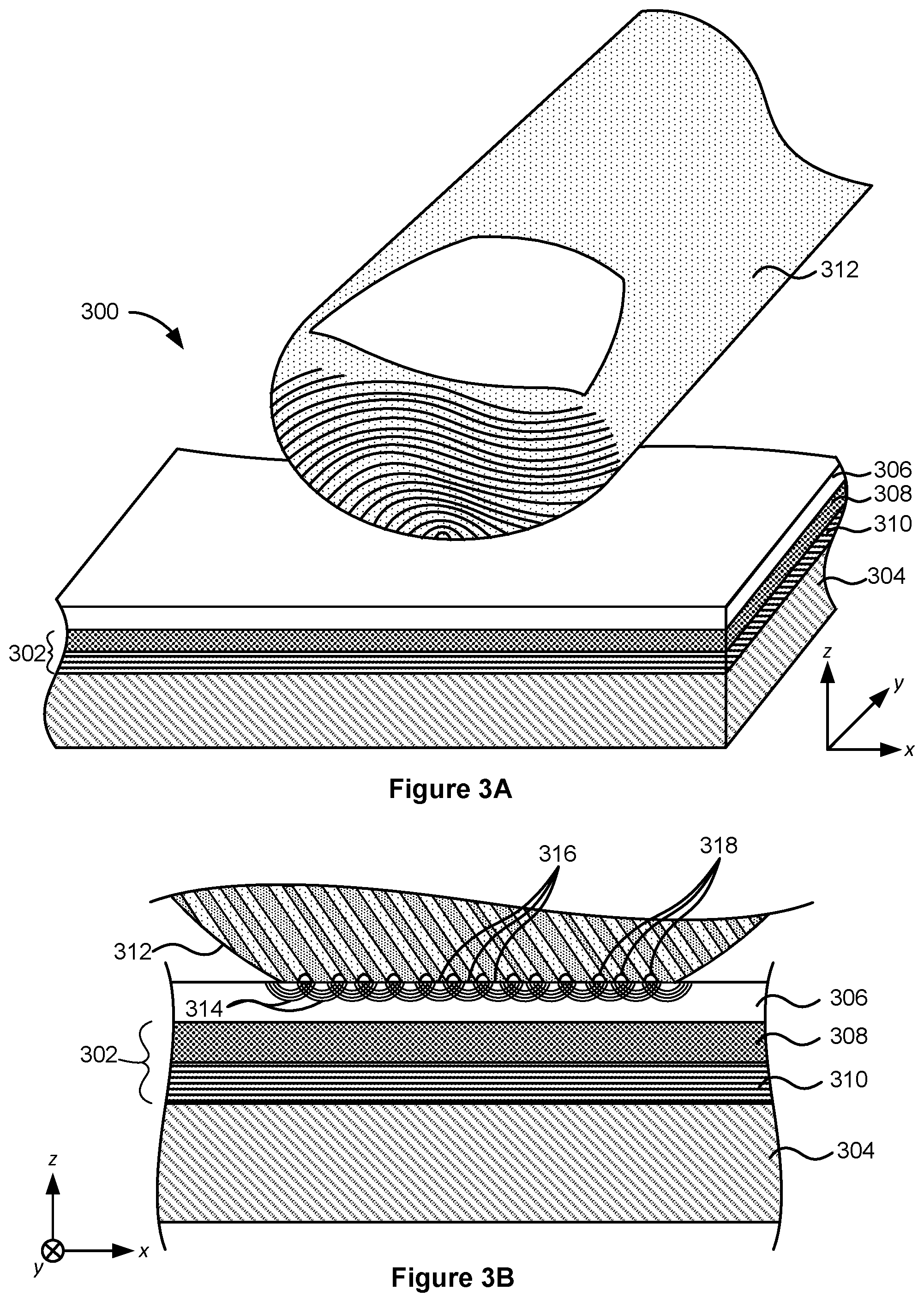 Patent US12327426 Figure 3 – Ultrasonic fingerprint sensor for under-display applications