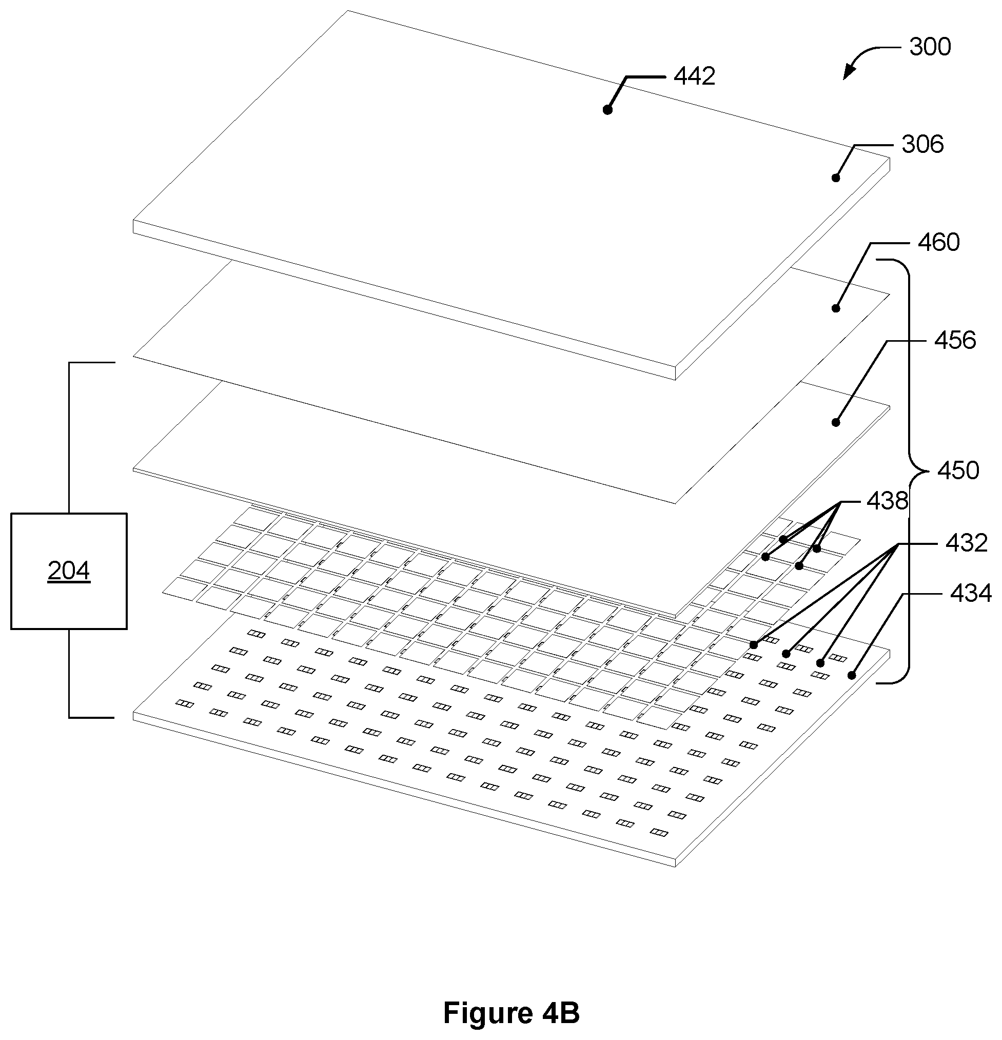 Patent US12327426 Figure 5 – Ultrasonic fingerprint sensor for under-display applications