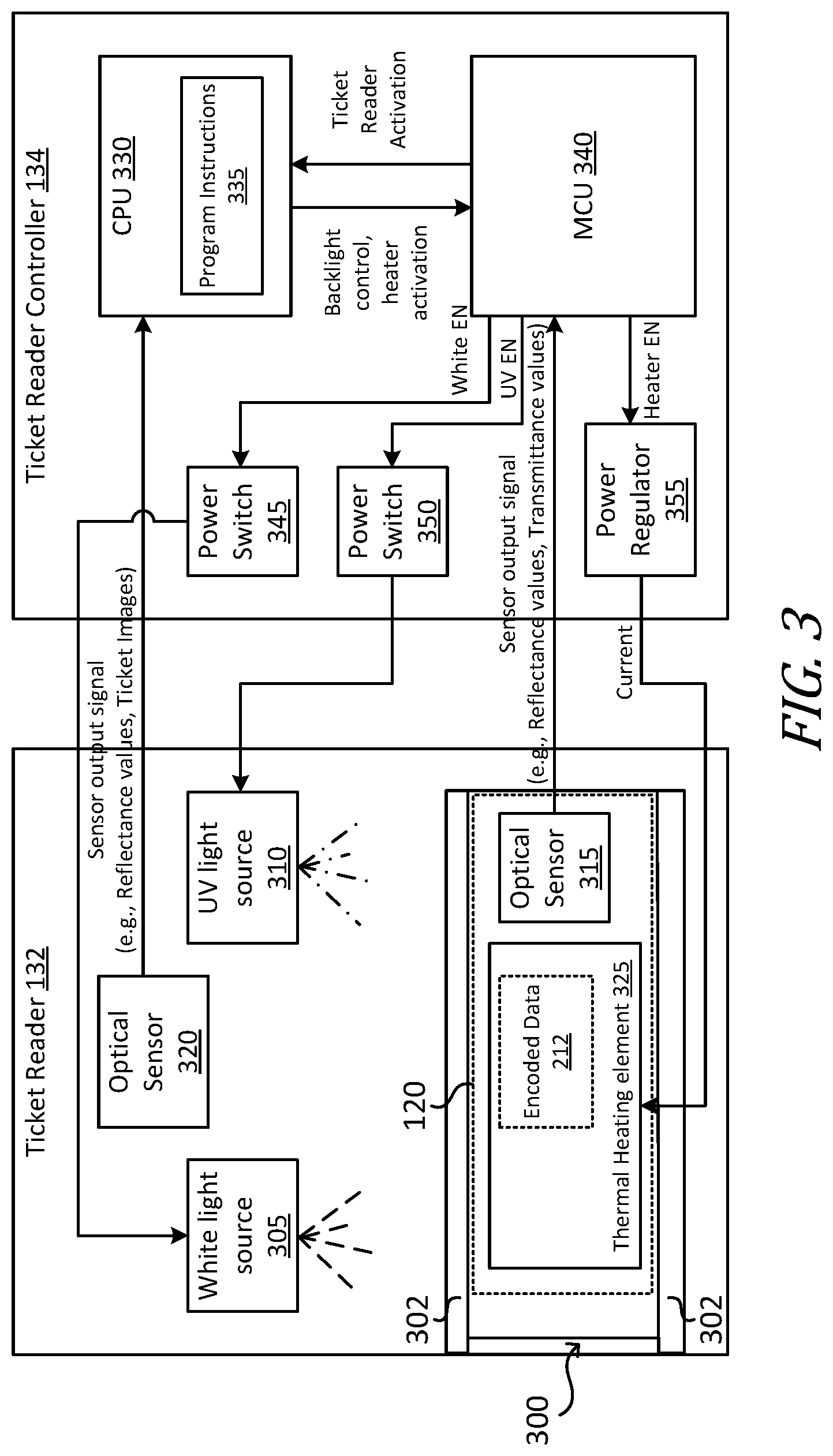 Patent US12327435 Figure 3 – Systems and methods for validating and subsequently thermally obfuscating a paper ticket used to access an electronic voting device