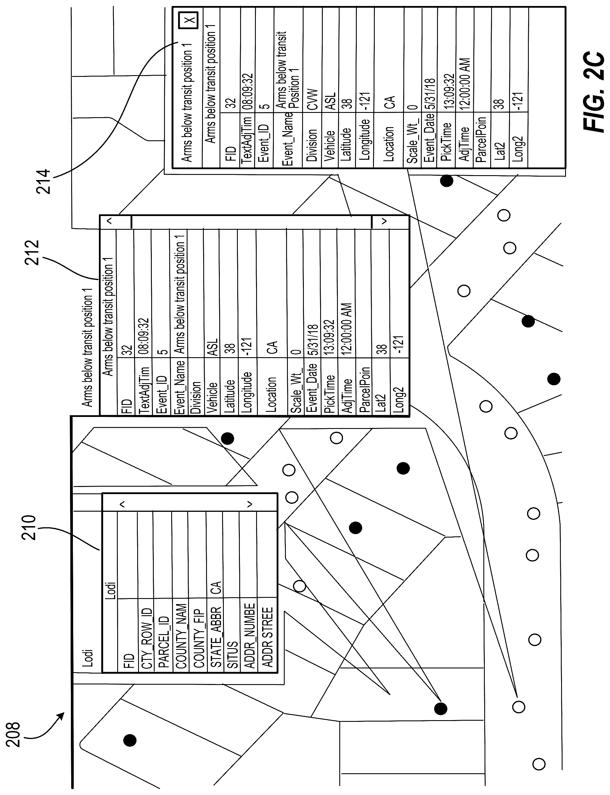 Patent US12327446 Figure 5 – Refuse container identification using parcel data