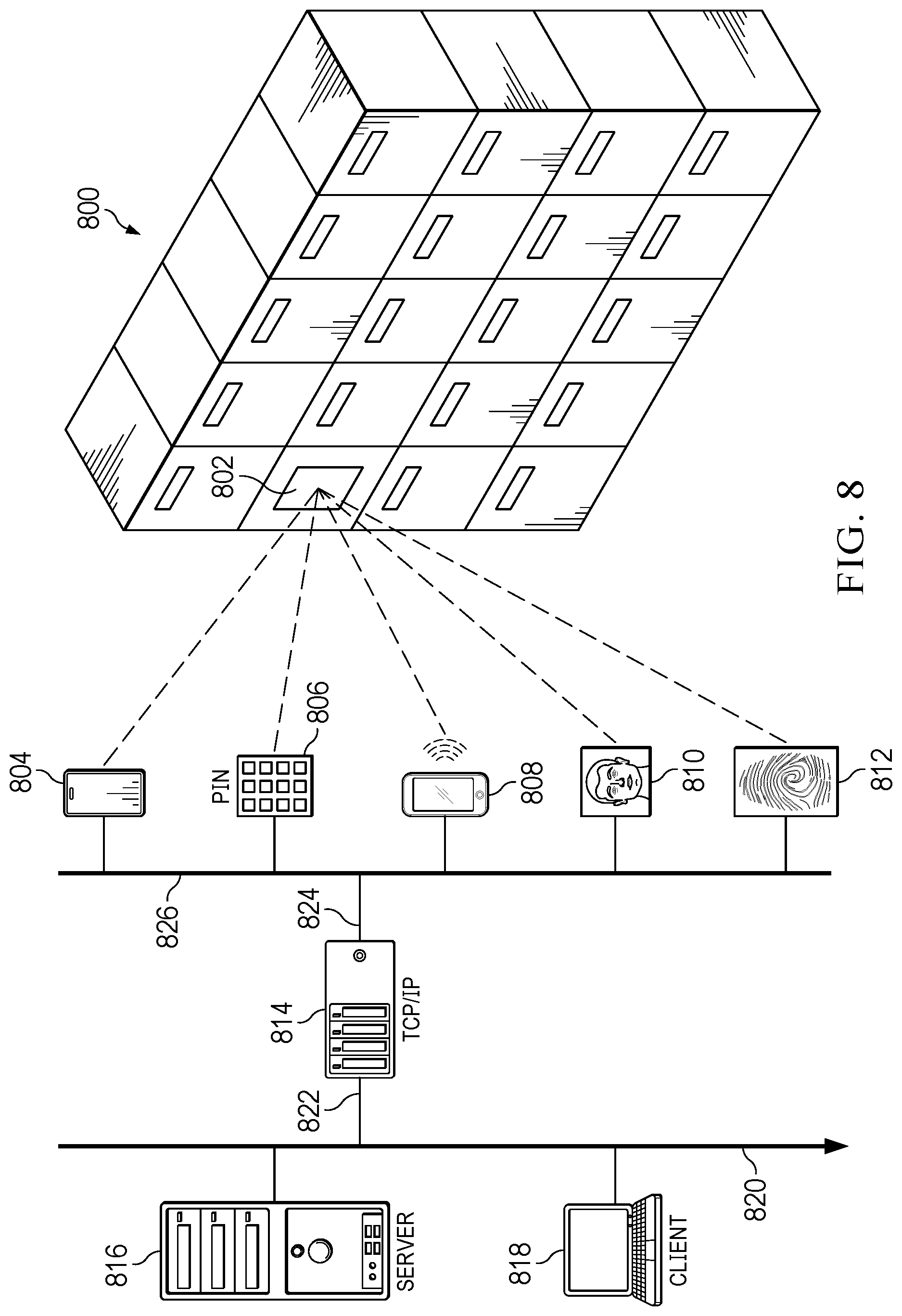 Patent US12327452 Figure 14 – Universal retrofit of controlled locking access in a locker solution method and system