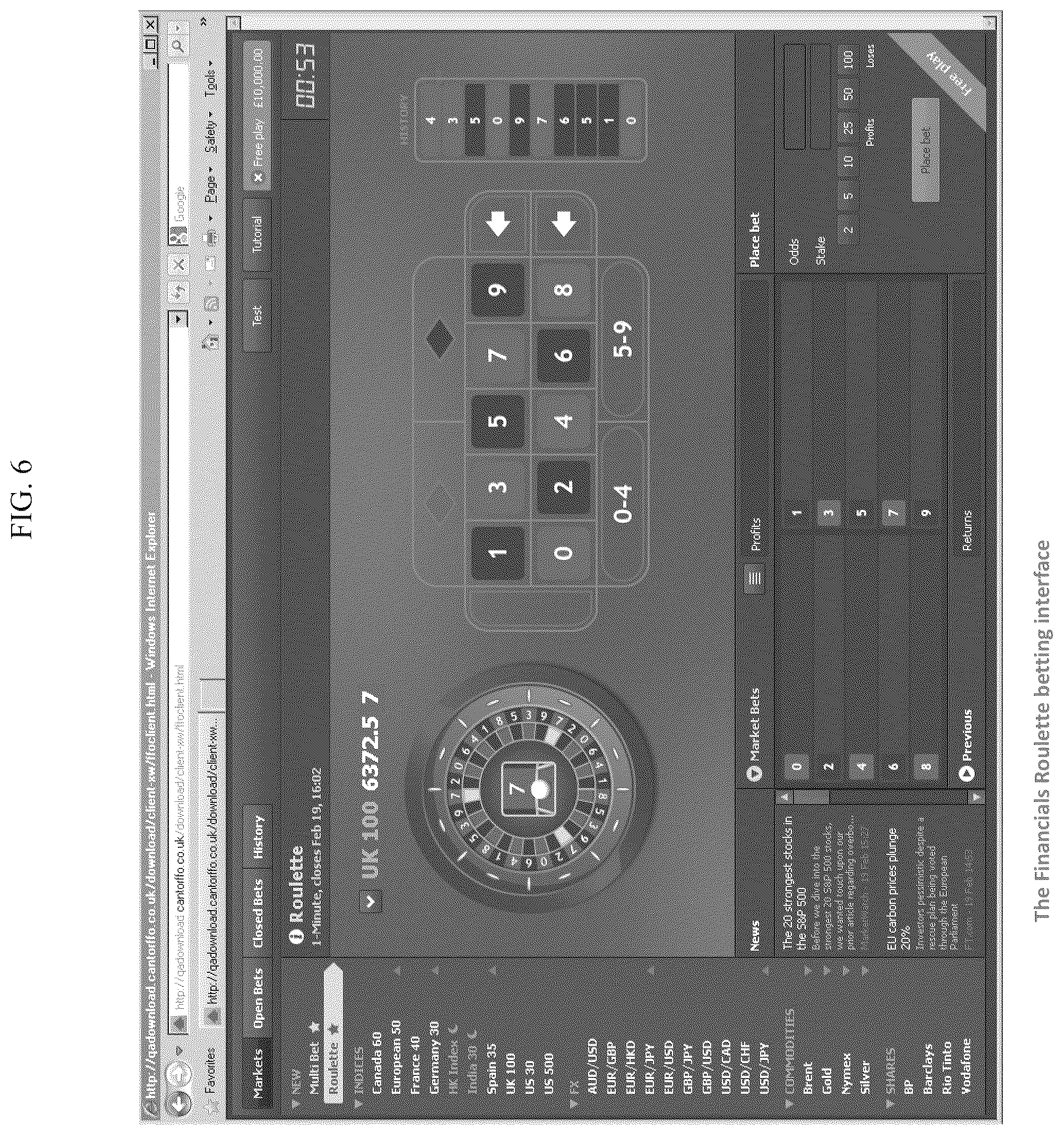 Patent US12327457 Figure 6 – Games using financial indicators as random number generators