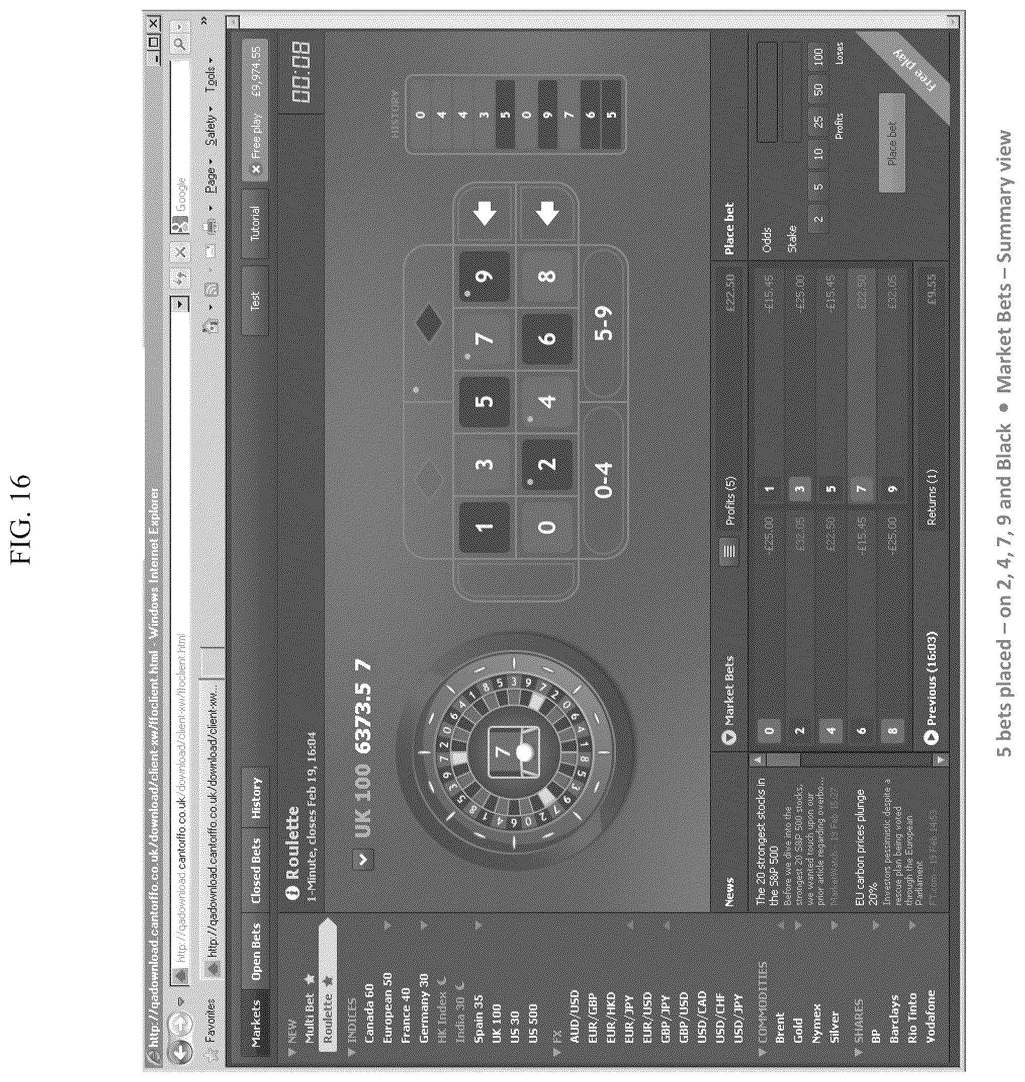 Patent US12327457 Figure 16 – Games using financial indicators as random number generators