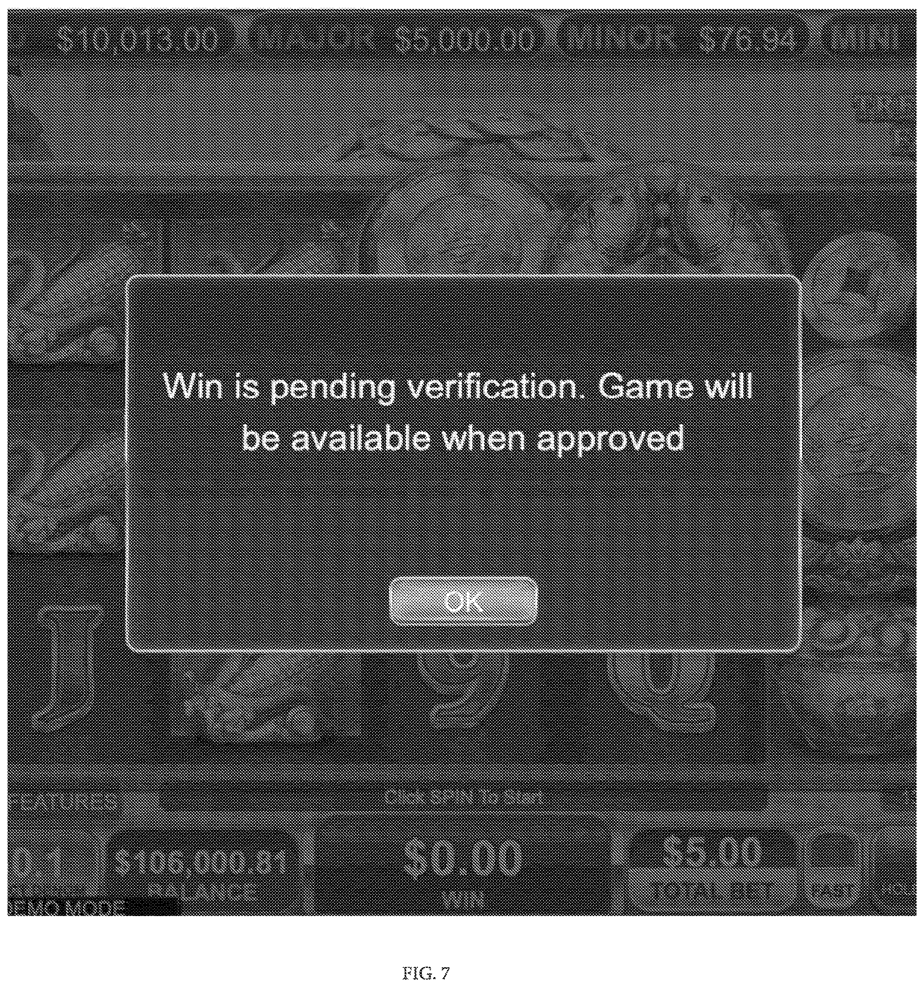 Patent US12327458 Figure 7 – Online gaming security and game protection systems and methods