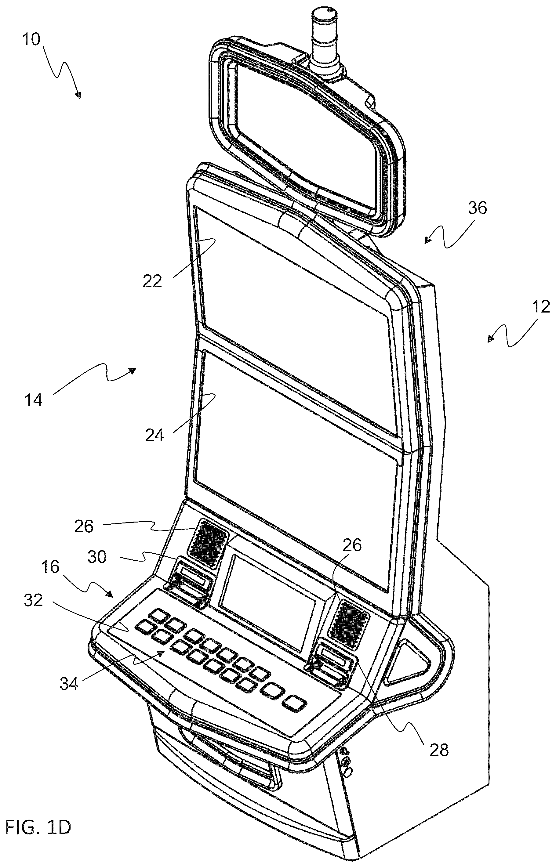 Patent US12327460 Figure 3 – Gaming machine and method of operating a gaming machine including primary and secondary memory storage devices