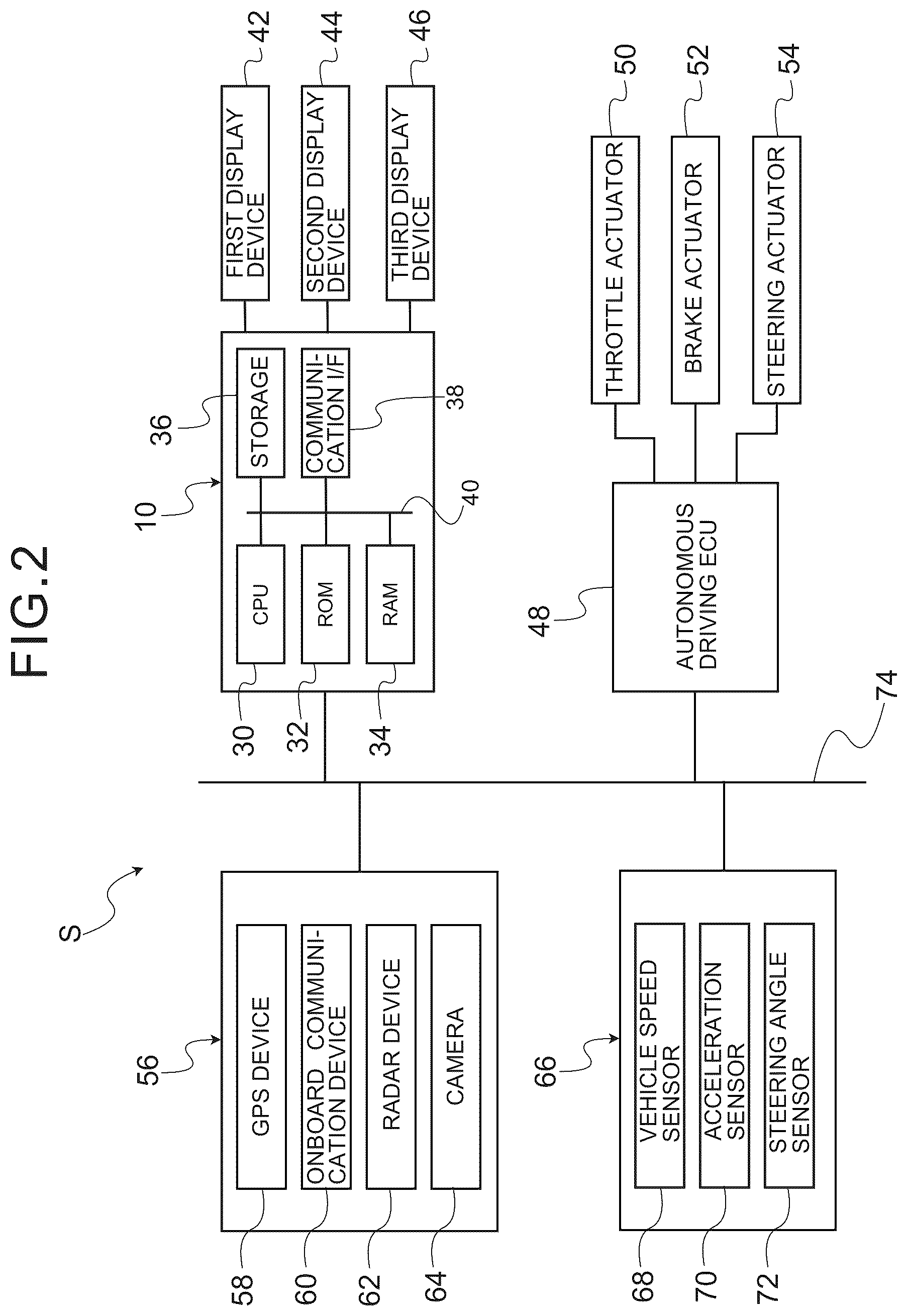 Patent US12327475 Figure 2 – Vehicle display device, vehicle display system, vehicle display method, and non-transitory storage medium storing a program