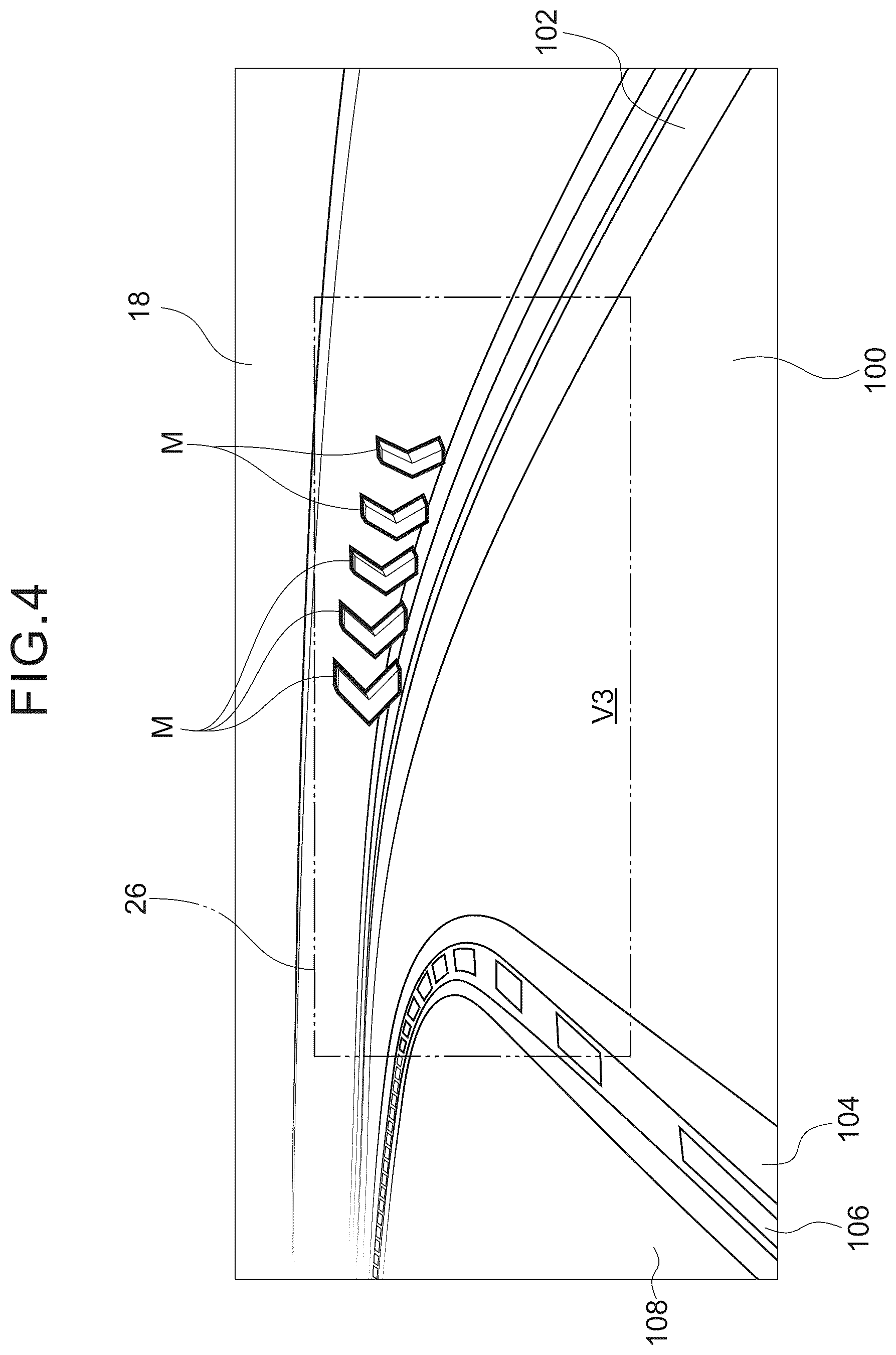 Patent US12327475 Figure 4 – Vehicle display device, vehicle display system, vehicle display method, and non-transitory storage medium storing a program