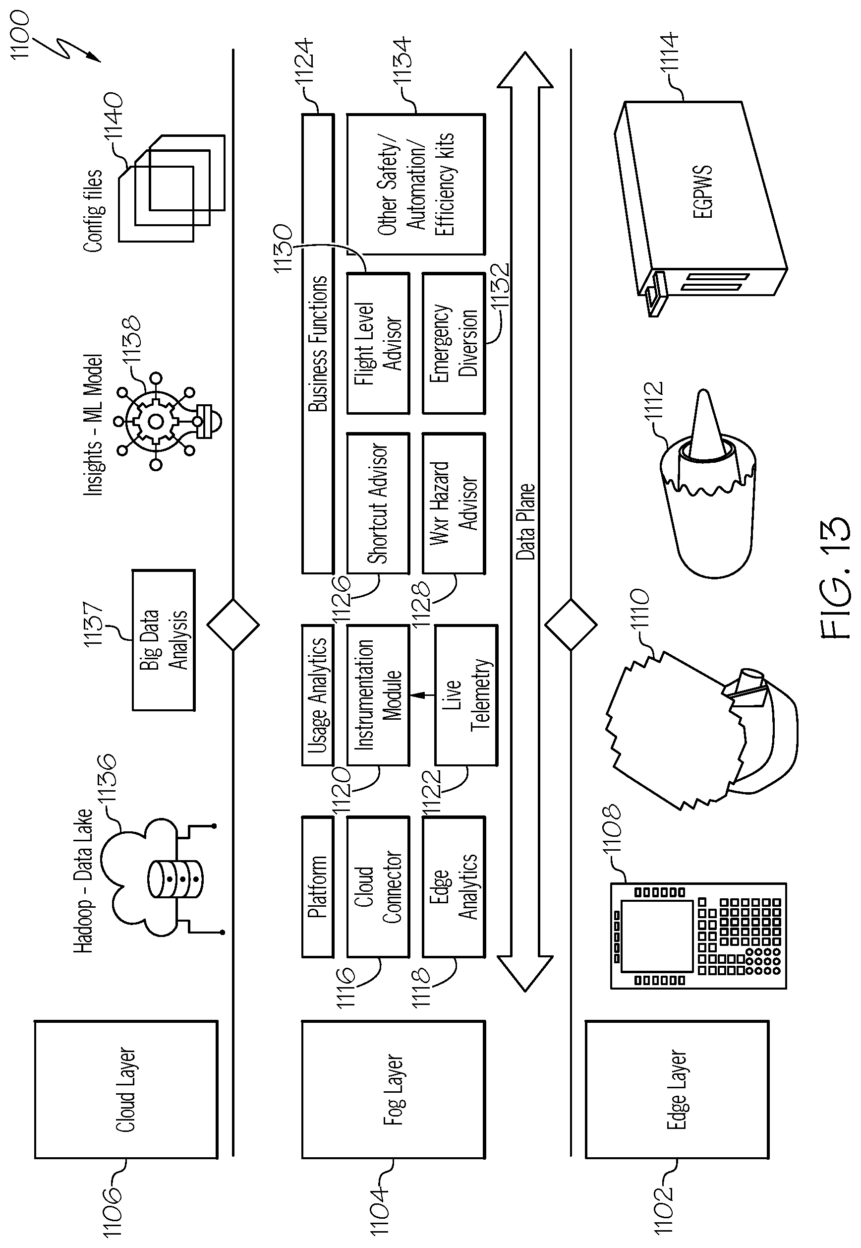 Patent US12327478 Figure 15 – Integrated flight deck