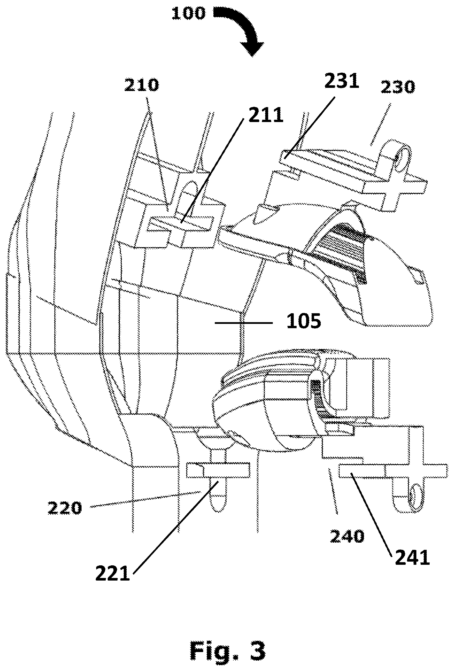 Patent US12327486 Figure 3 – Modular mammalian infant head model for oral examination training