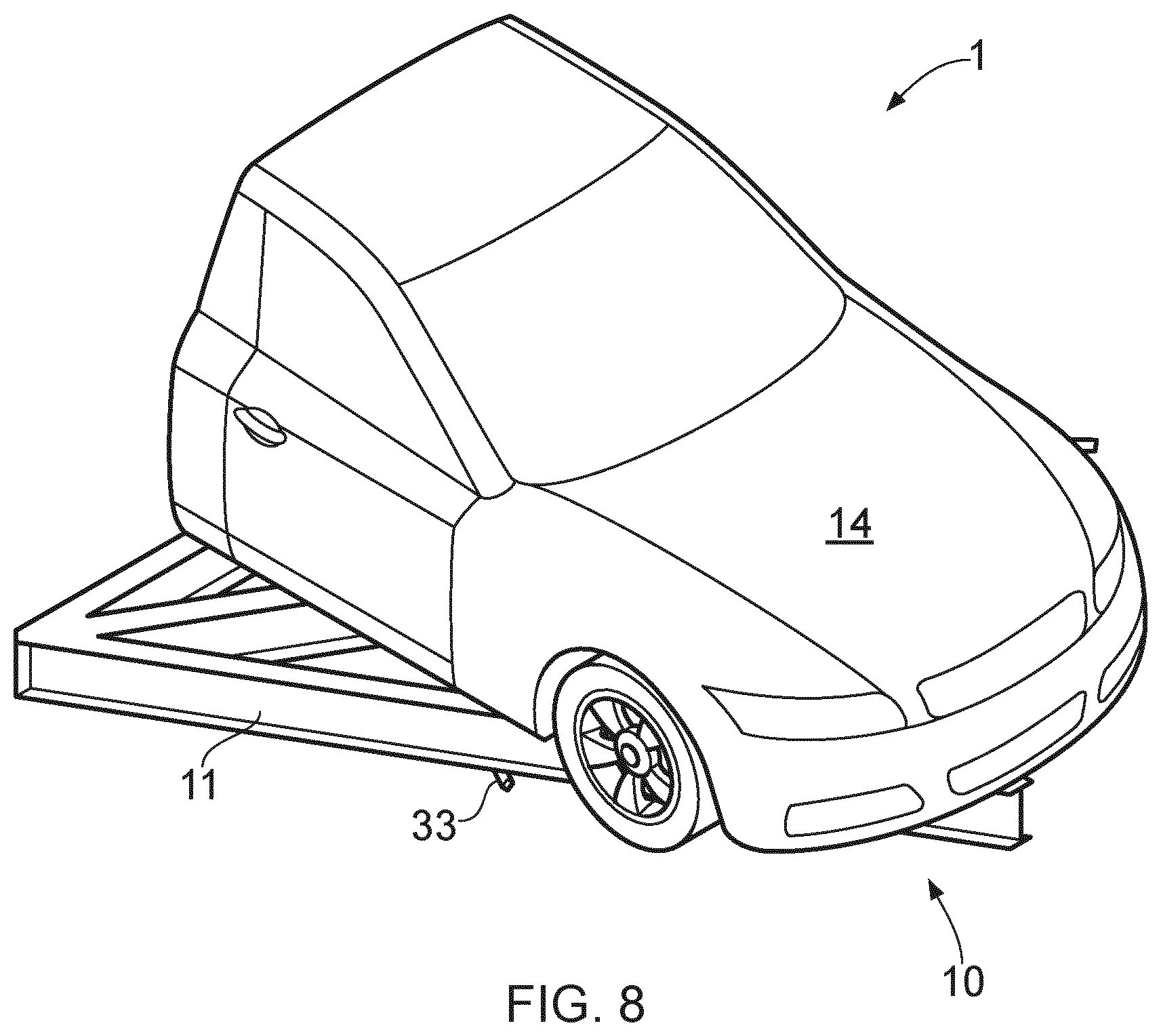 Patent US12327495 Figure 8 – Motion system