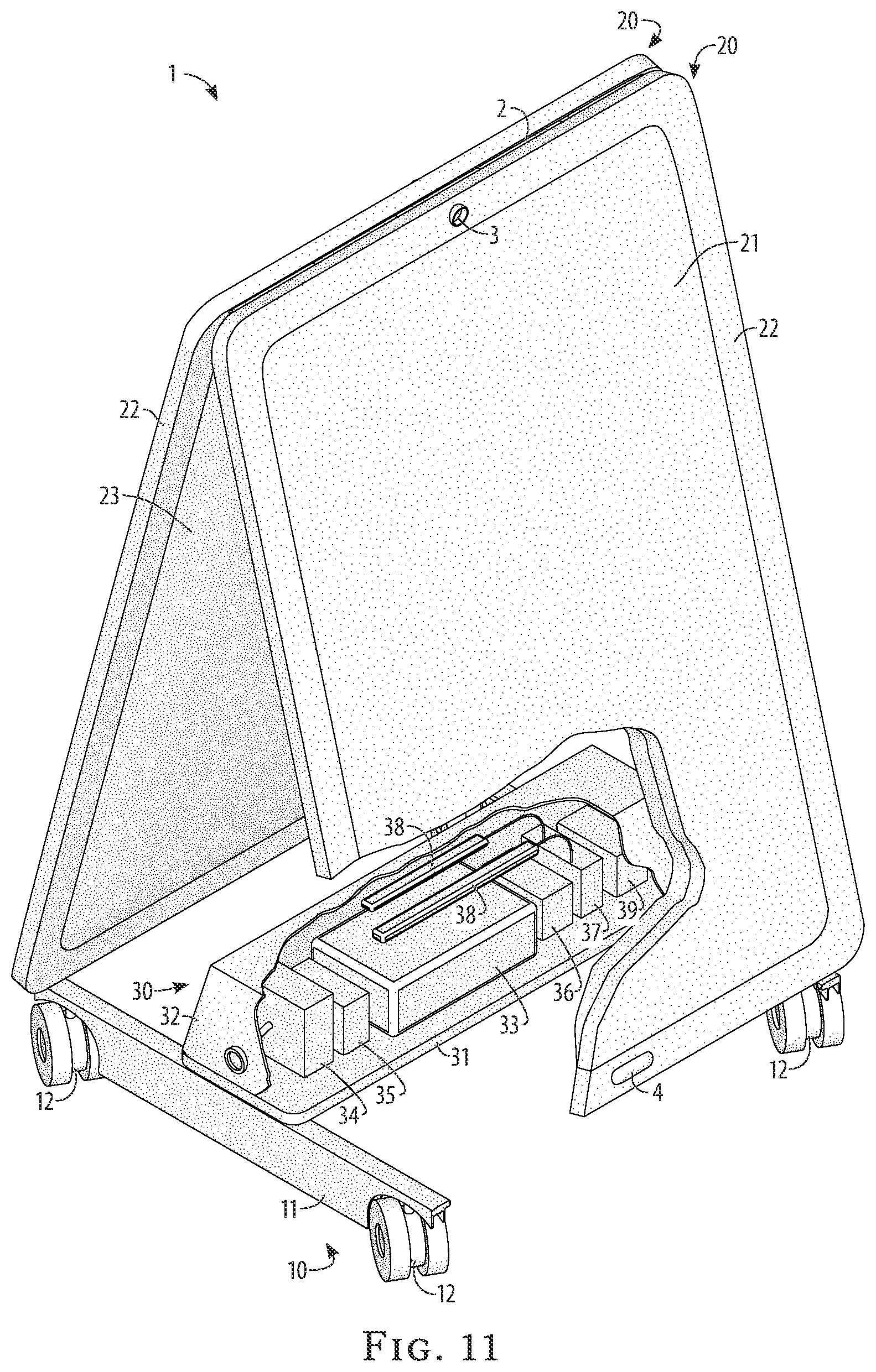Patent US12327497 Figure 7 – Remote control and communication advertising display system and method