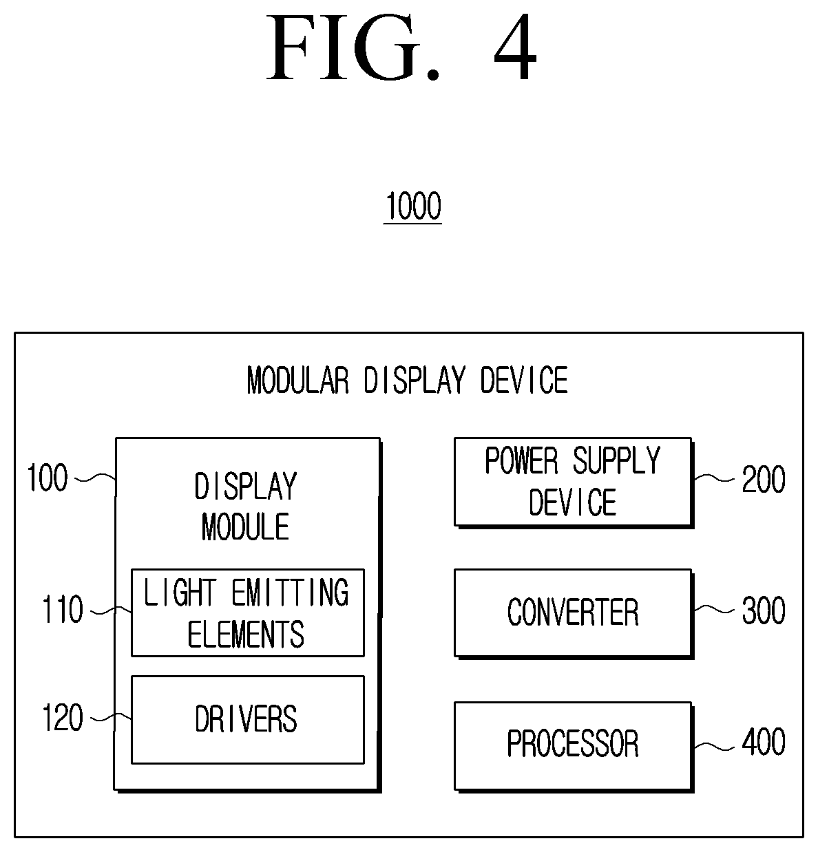 Patent US12327505 Figure 4 – Display device and control method therefor