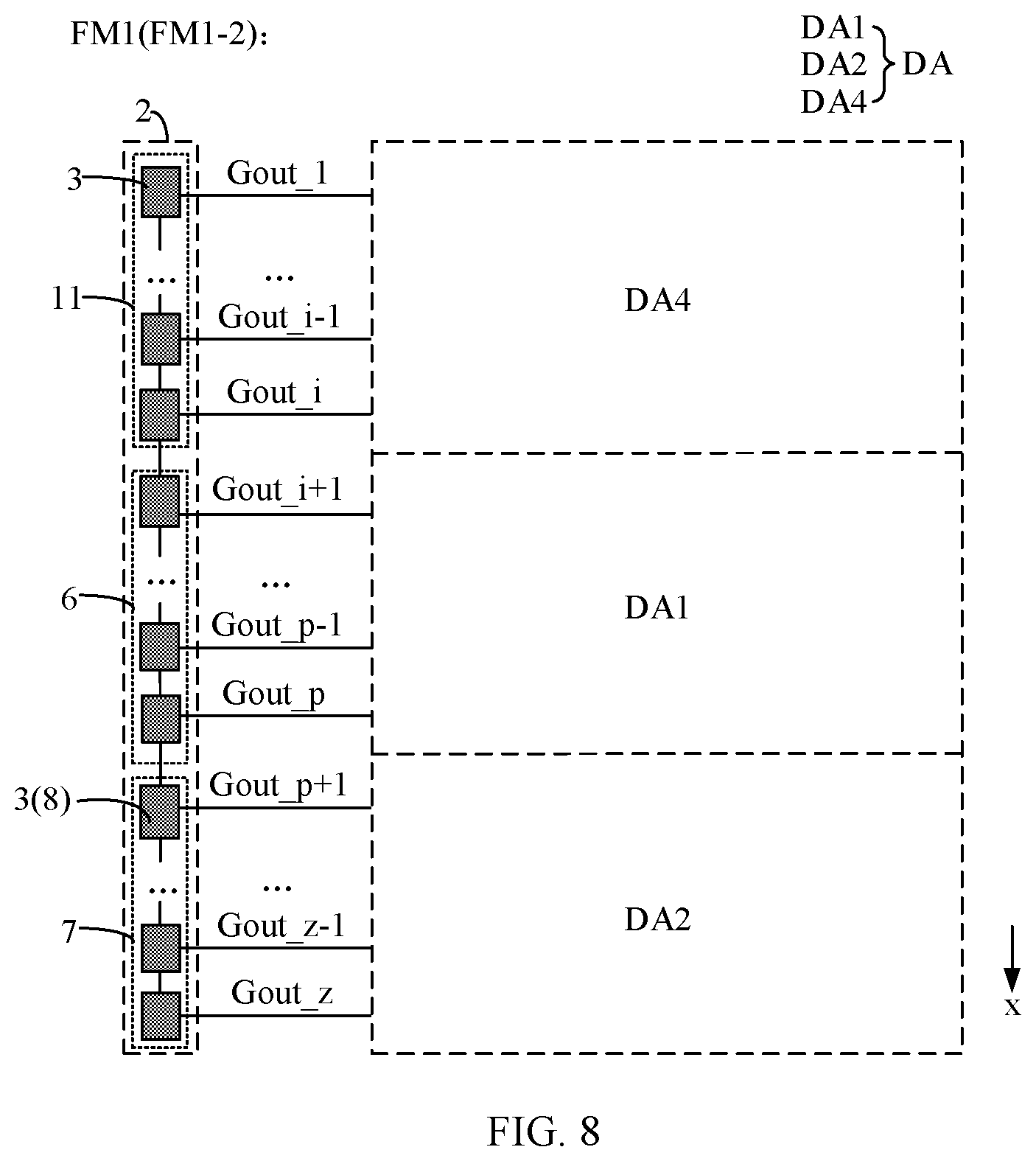 Patent US12327510 Figure 8 – Display panel and method for driving the same, and display apparatus