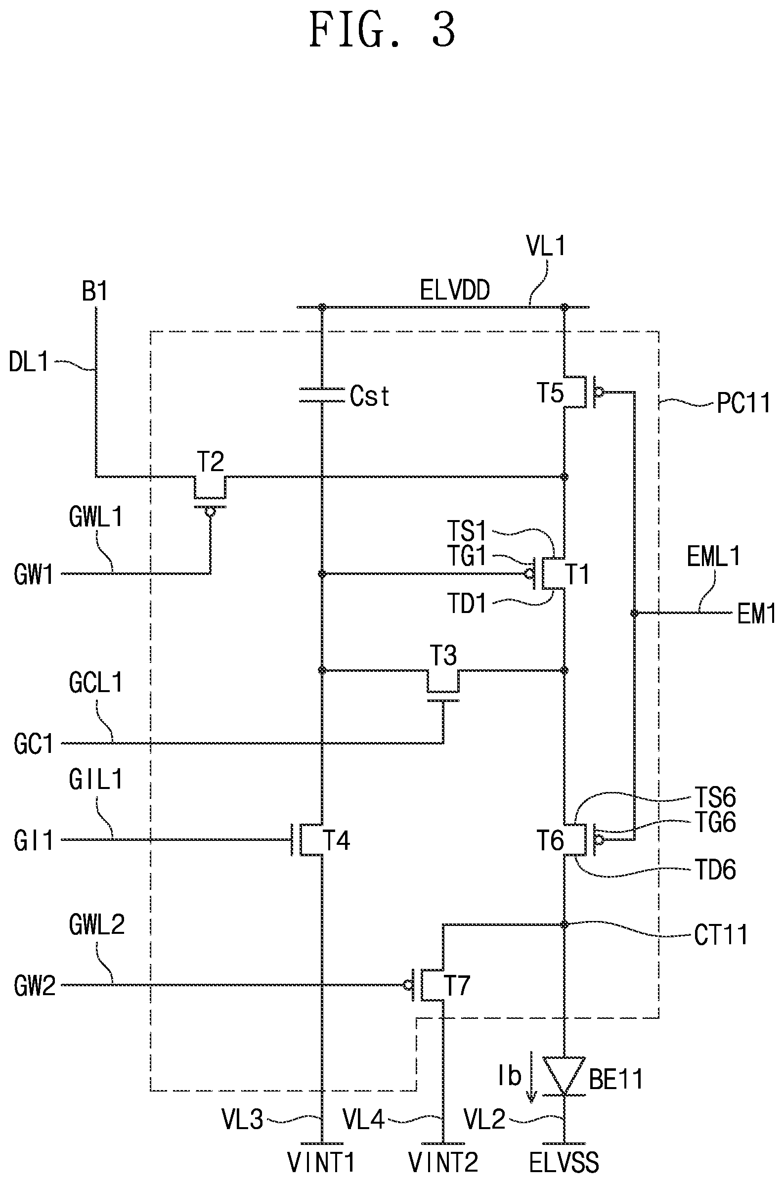 Patent US12327515 Figure 3 – Display panel and display device including the same