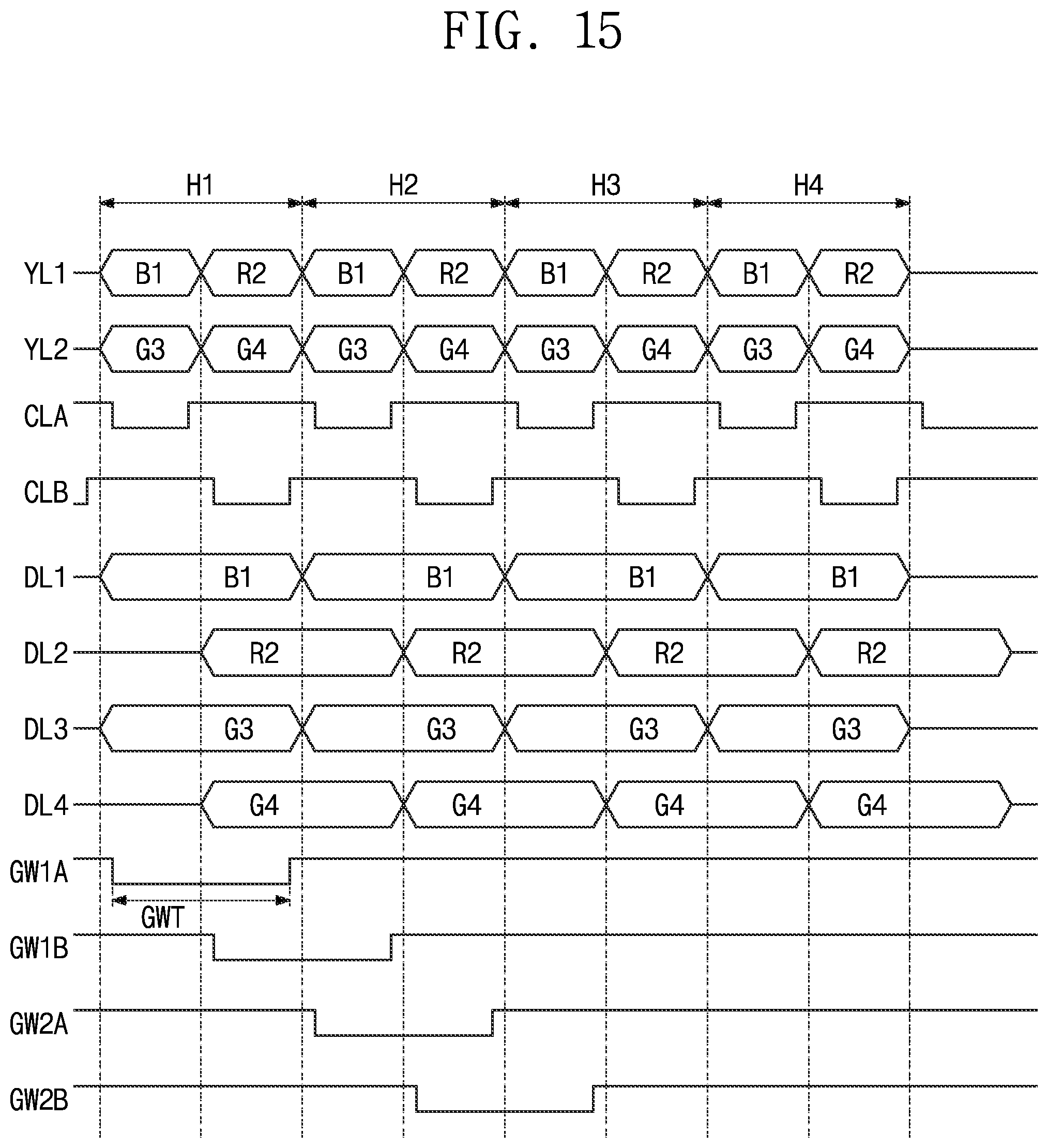 Patent US12327515 Figure 15 – Display panel and display device including the same