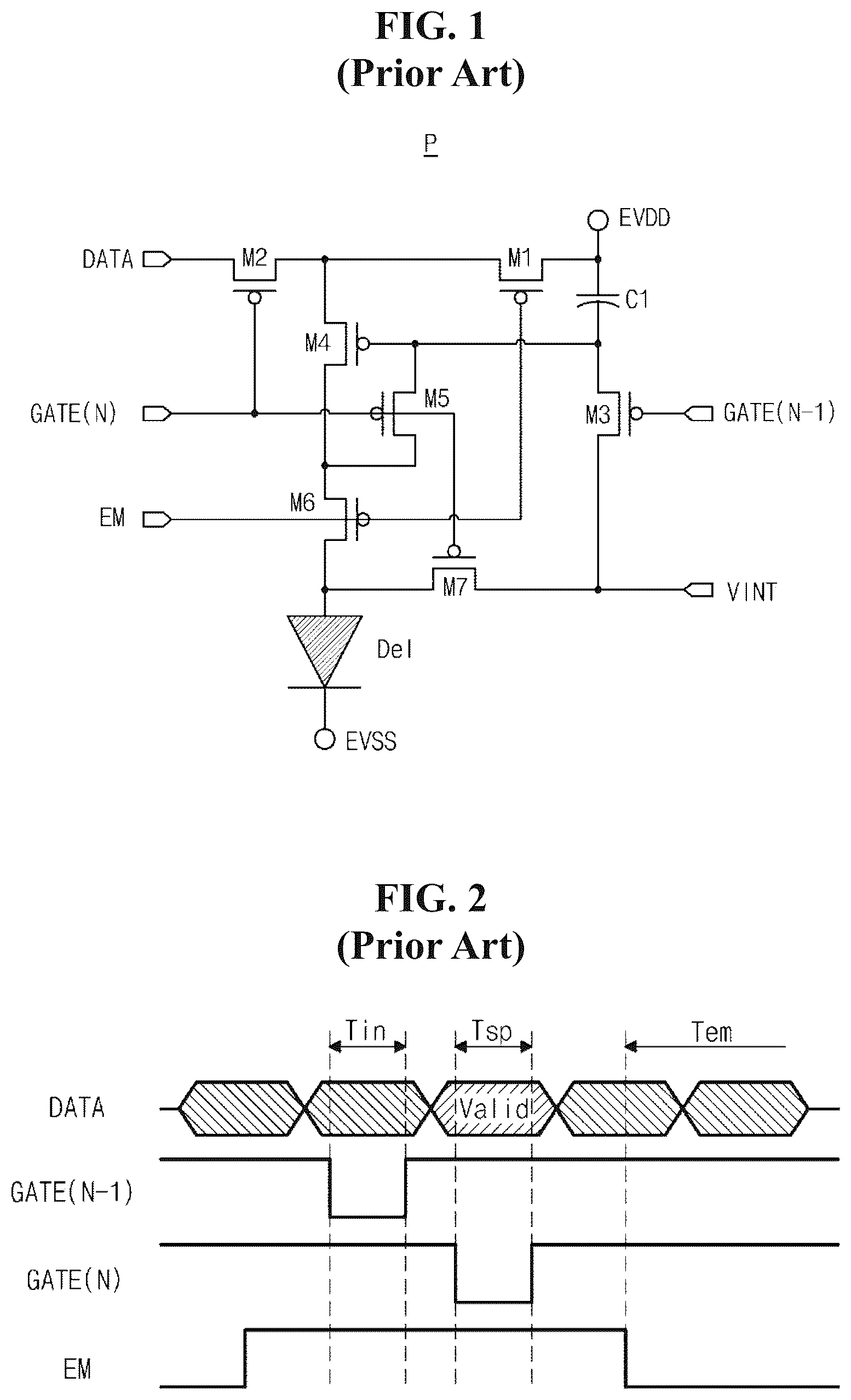 Patent US12327516 Figure 1 – Light emitting diode display device and method of driving the same