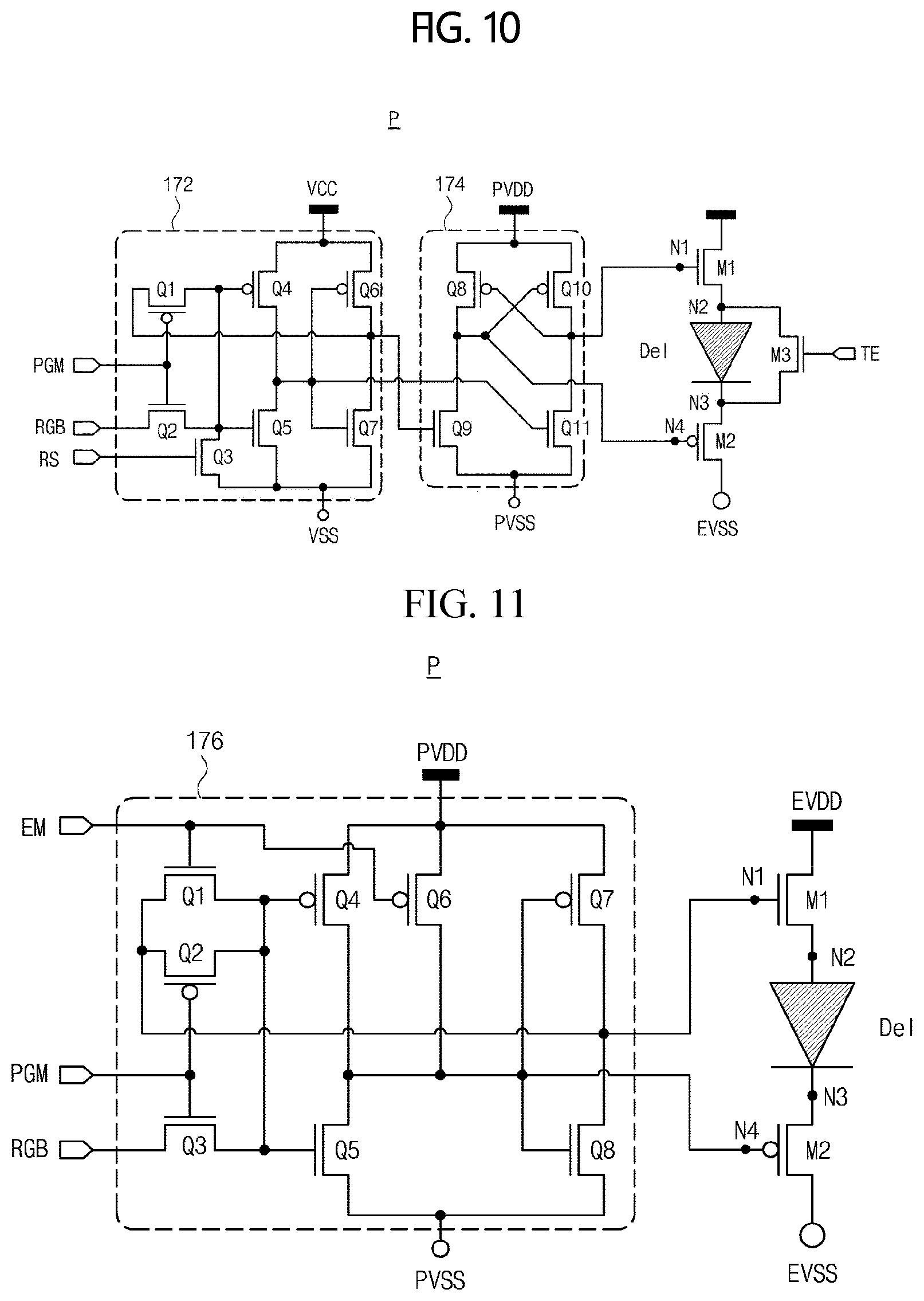Patent US12327516 Figure 5 – Light emitting diode display device and method of driving the same