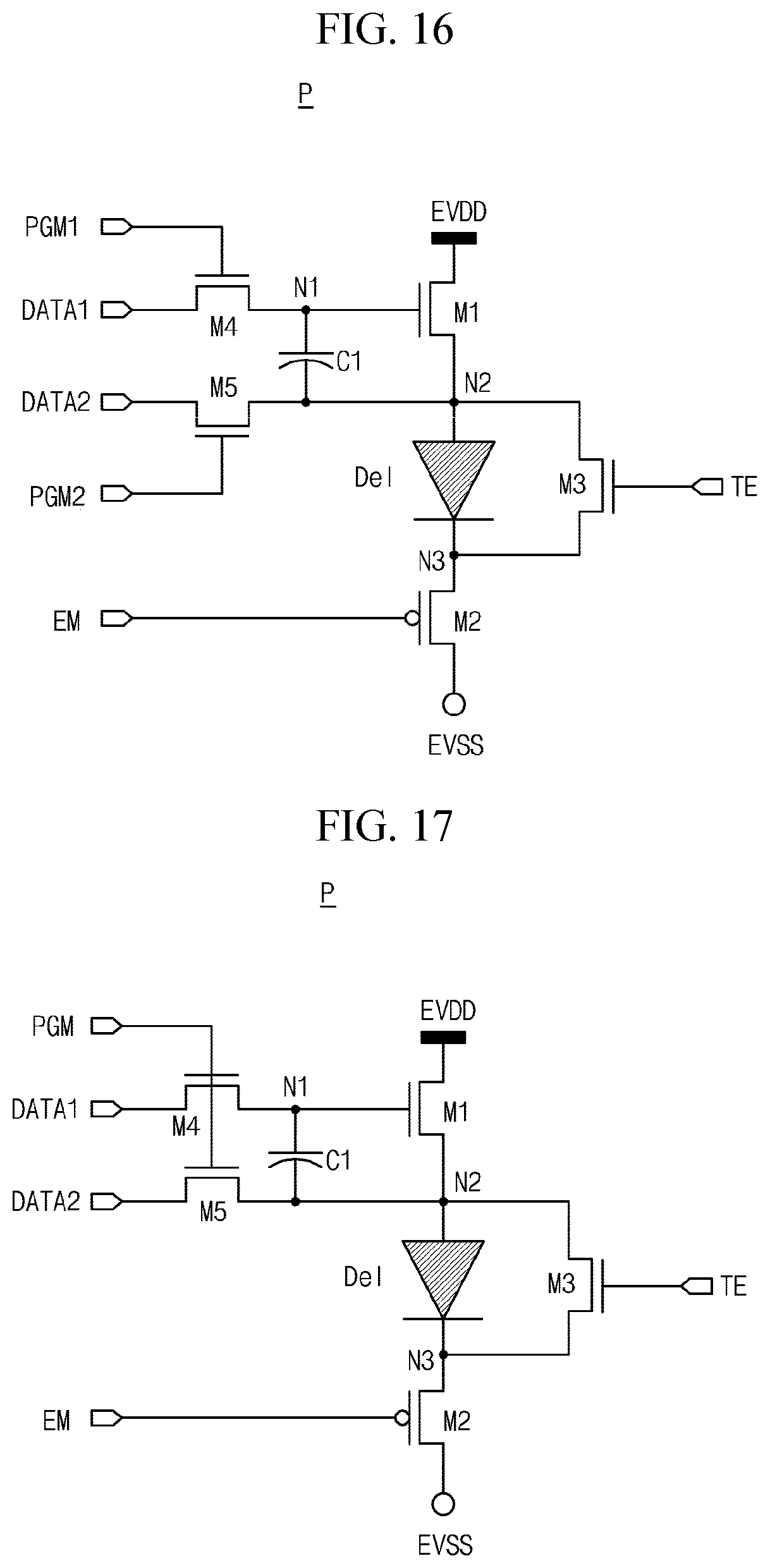 Patent US12327516 Figure 8 – Light emitting diode display device and method of driving the same