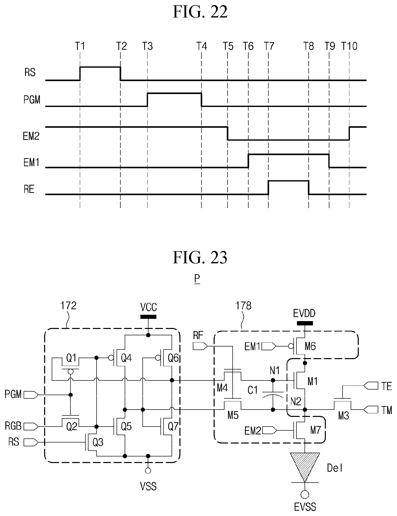Patent US12327516 Figure 11 – Light emitting diode display device and method of driving the same