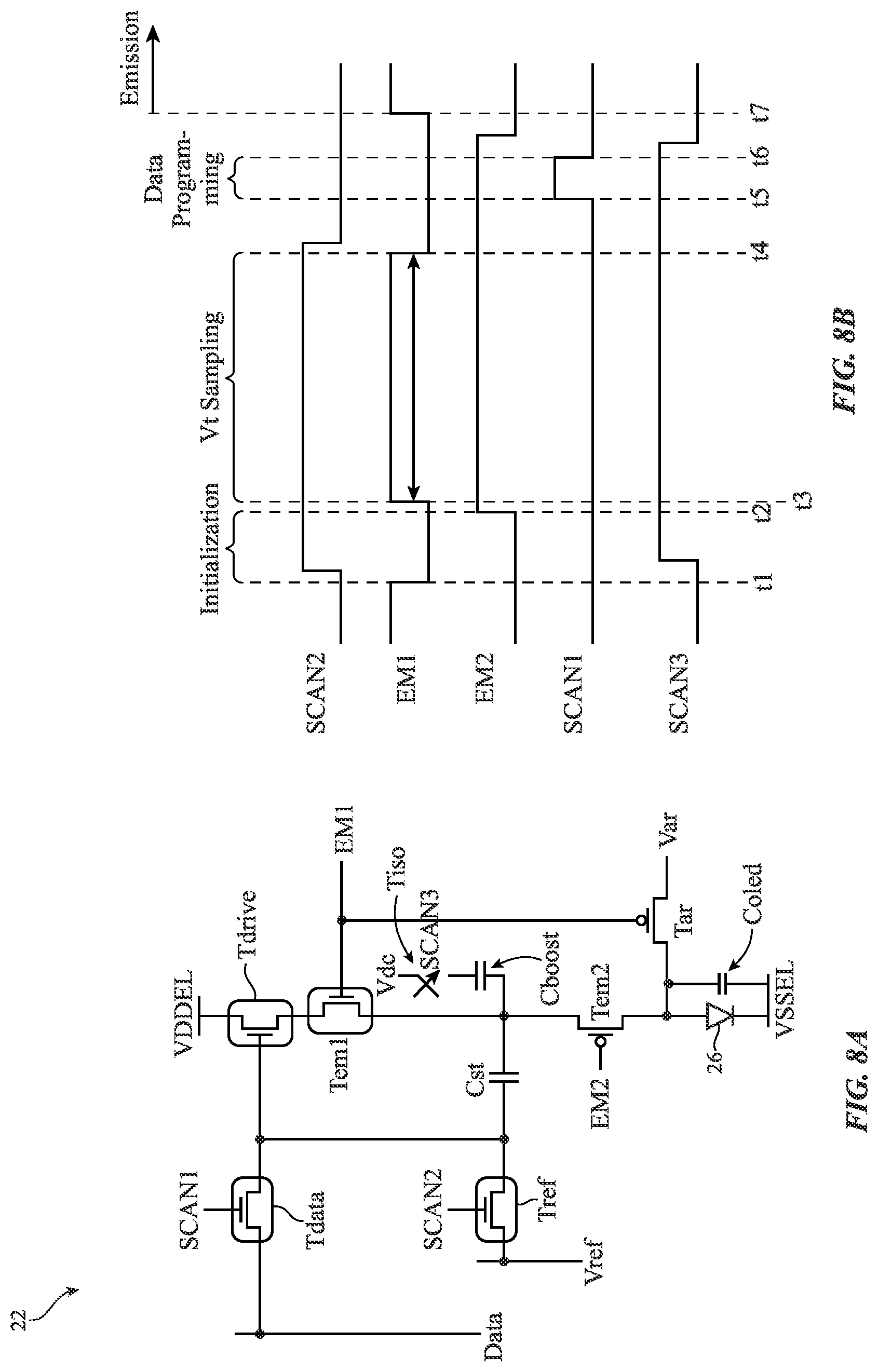Patent US12327519 Figure 9 – Electronic devices with displays for mitigating cathode noise