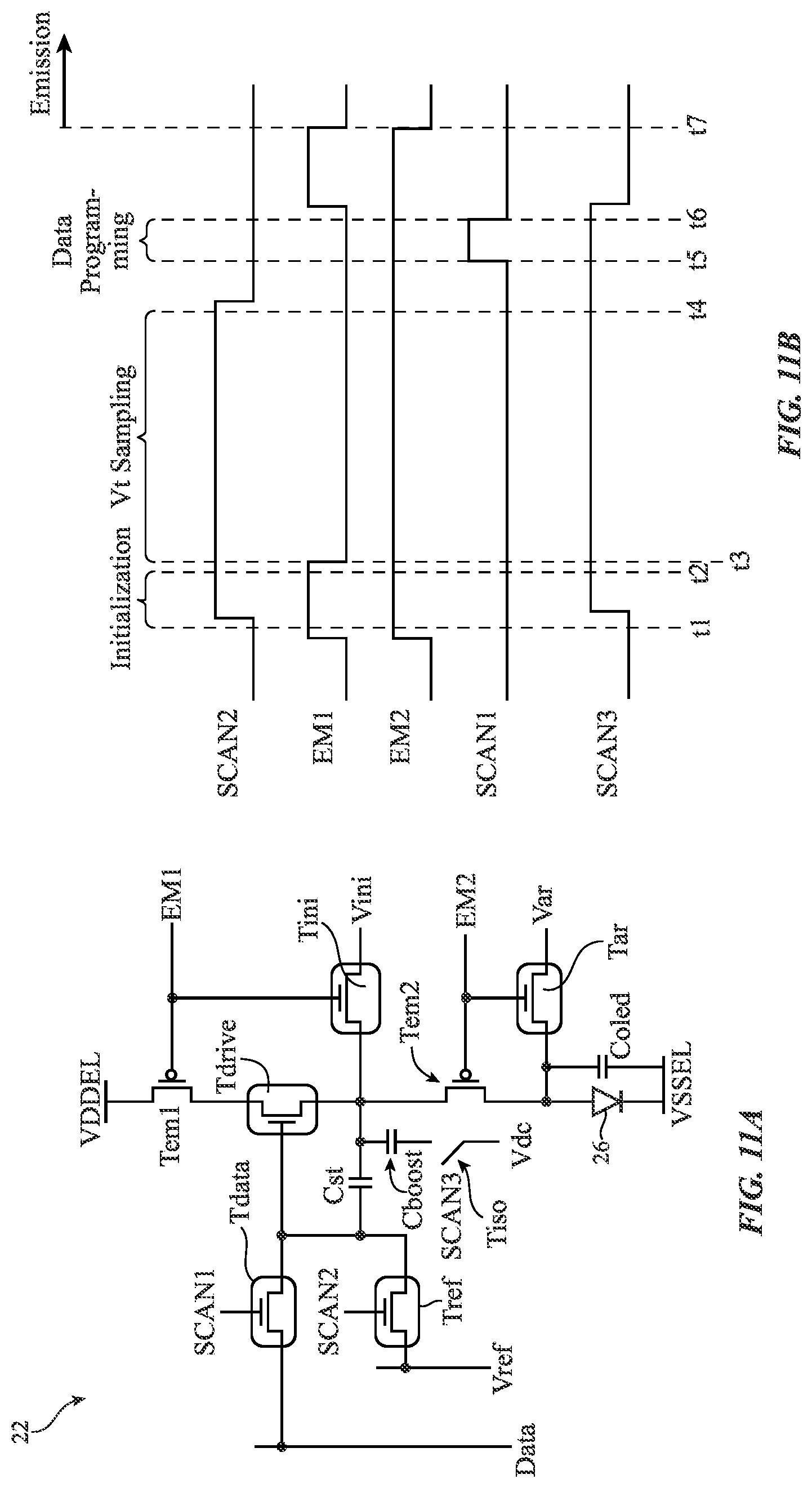 Patent US12327519 Figure 12 – Electronic devices with displays for mitigating cathode noise