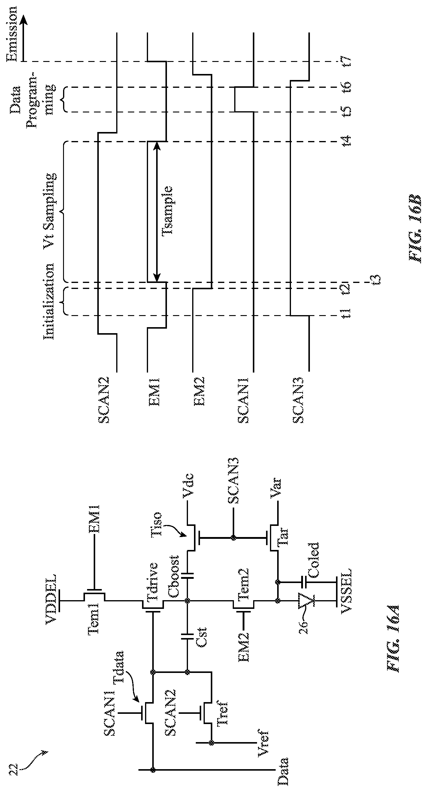 Patent US12327519 Figure 17 – Electronic devices with displays for mitigating cathode noise