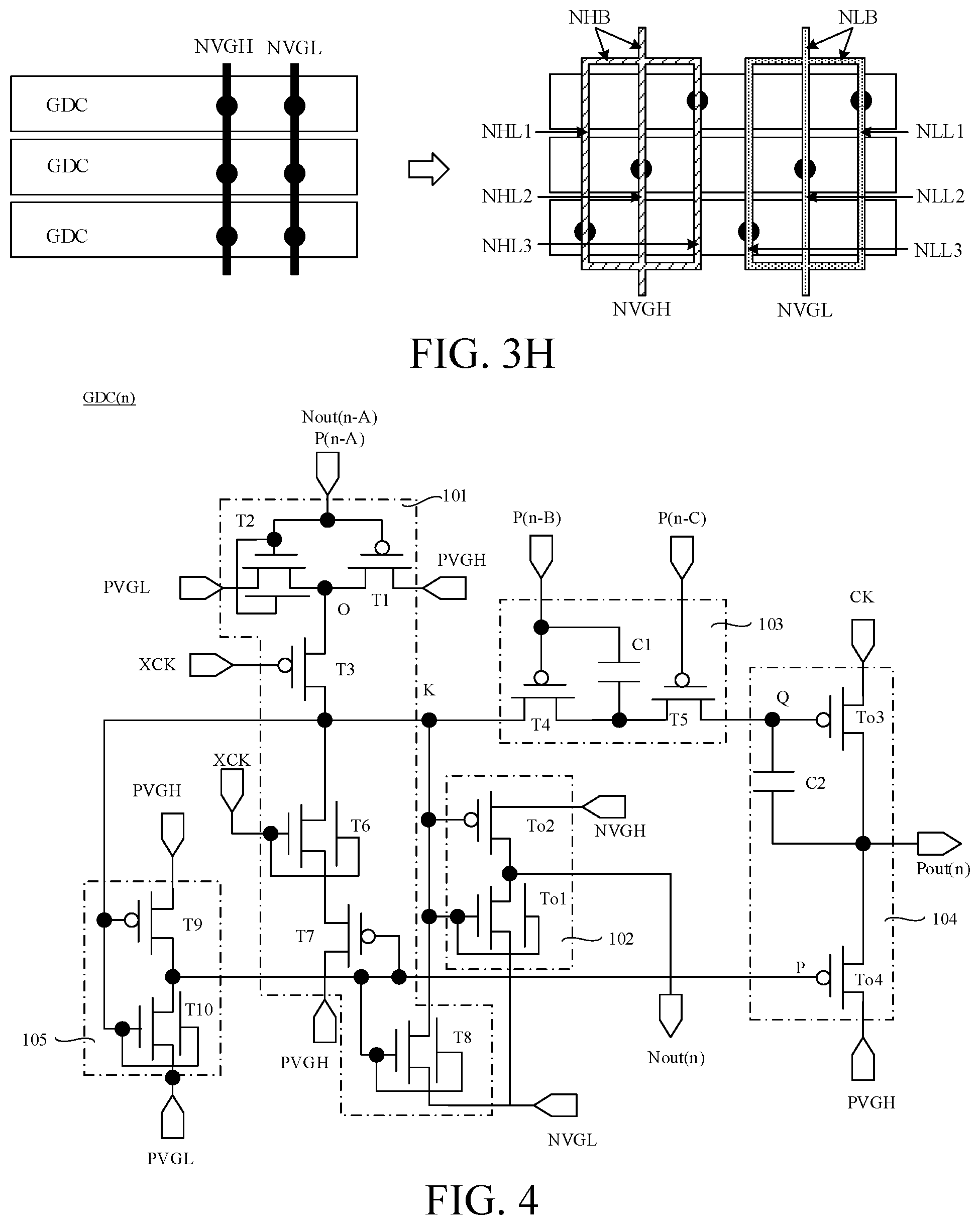 Patent US12327527 Figure 10 – Gate driver unit and display panel
