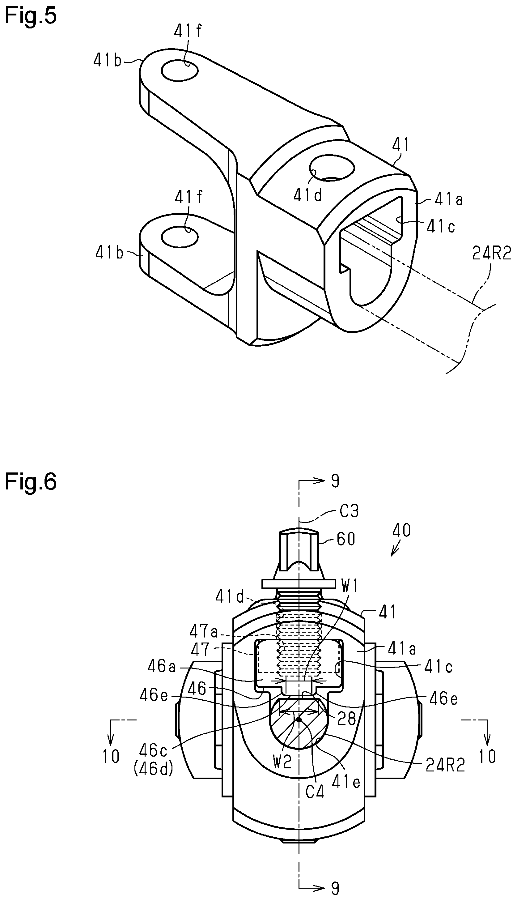 Patent US12327536 Figure 4 – Universal joint, coupling rod appratus, and musical instrument pedal device