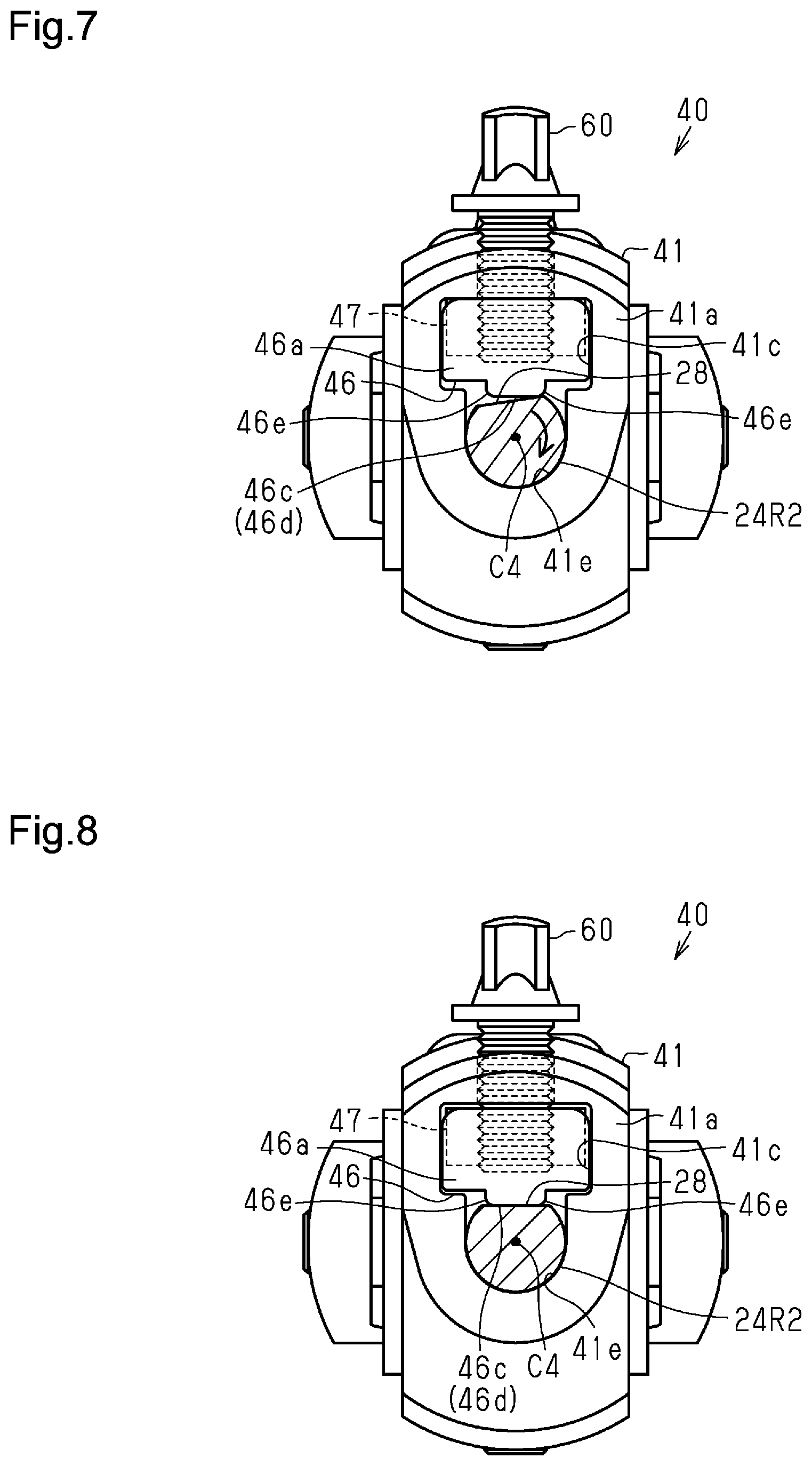 Patent US12327536 Figure 5 – Universal joint, coupling rod appratus, and musical instrument pedal device