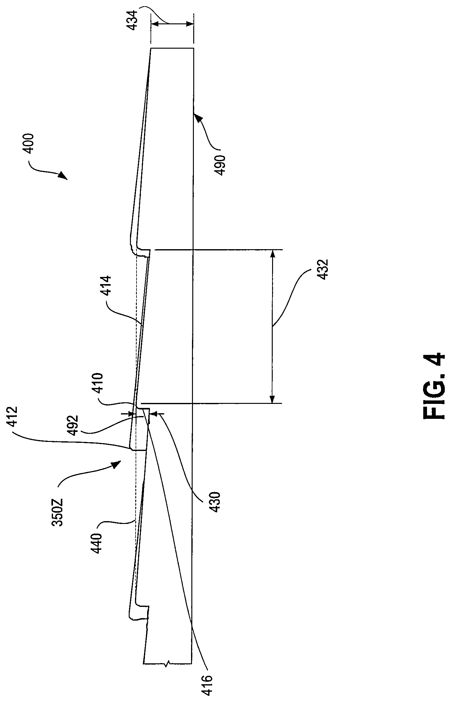 Patent US12327537 Figure 4 – Fretboard for stringed musical instrument