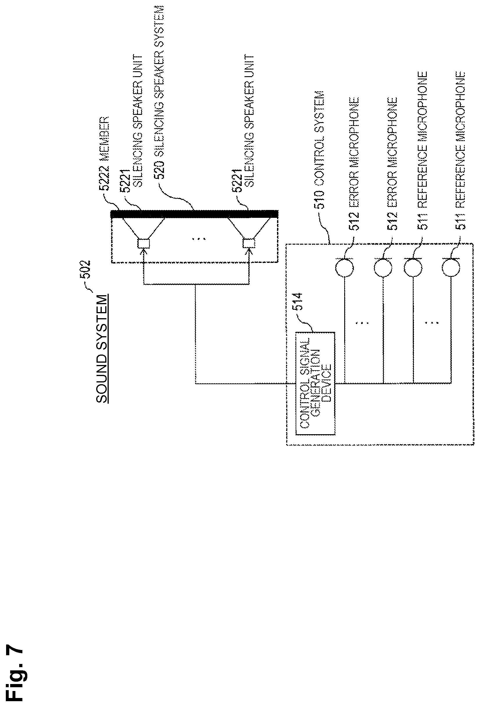 Patent US12327541 Figure 7 – Sound system