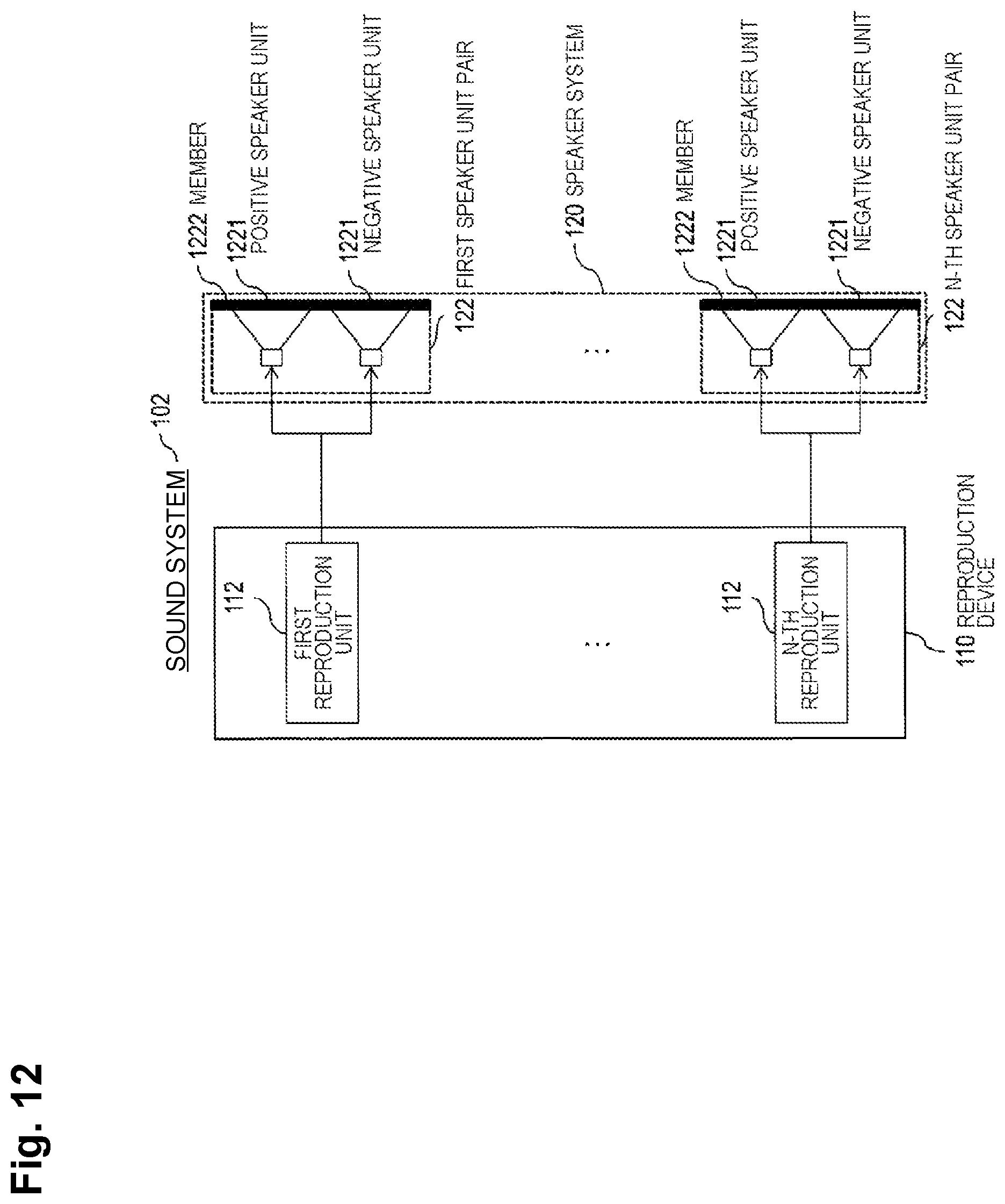Patent US12327541 Figure 12 – Sound system
