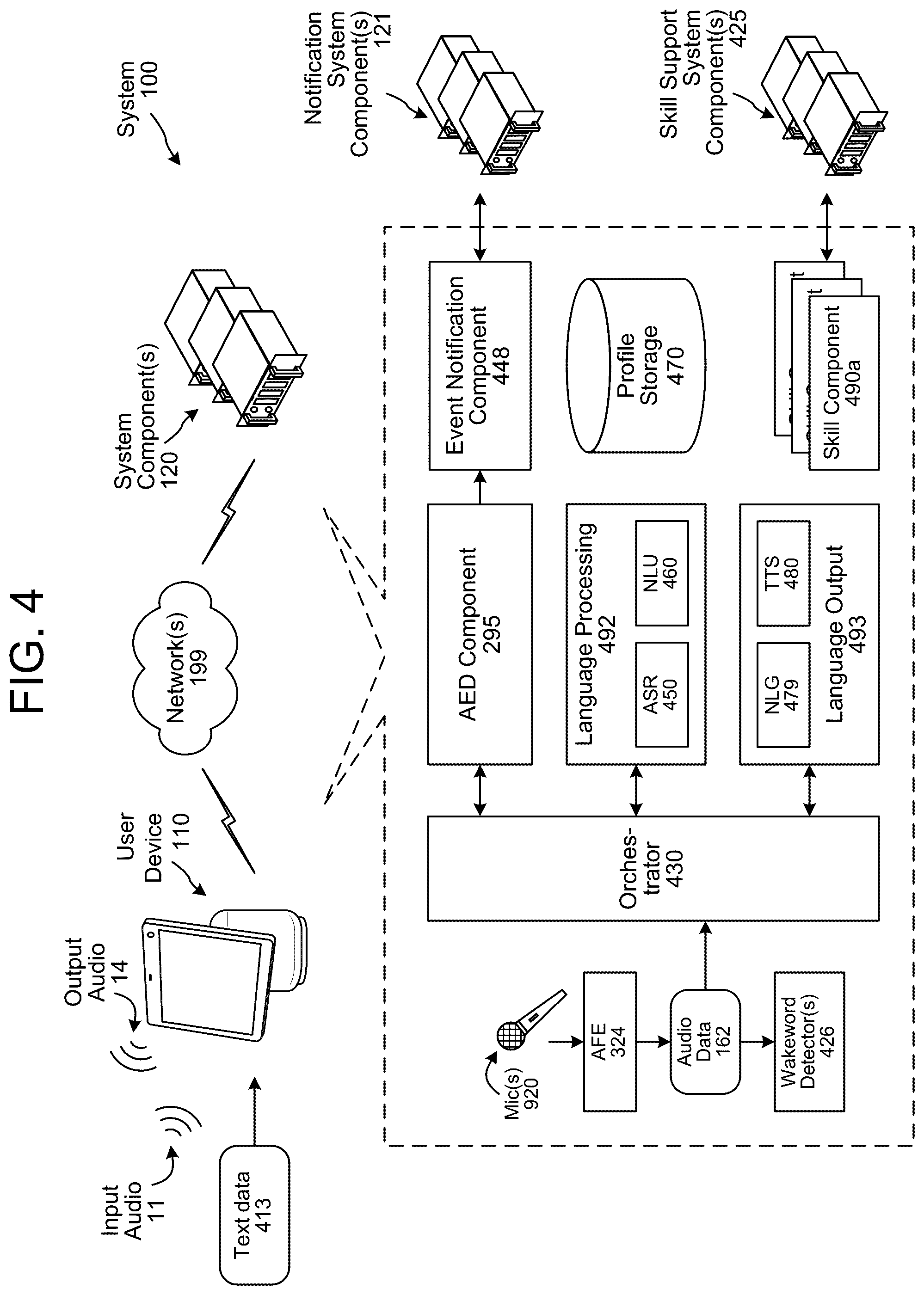 Patent US12327551 Figure 12 – Acoustic event detection