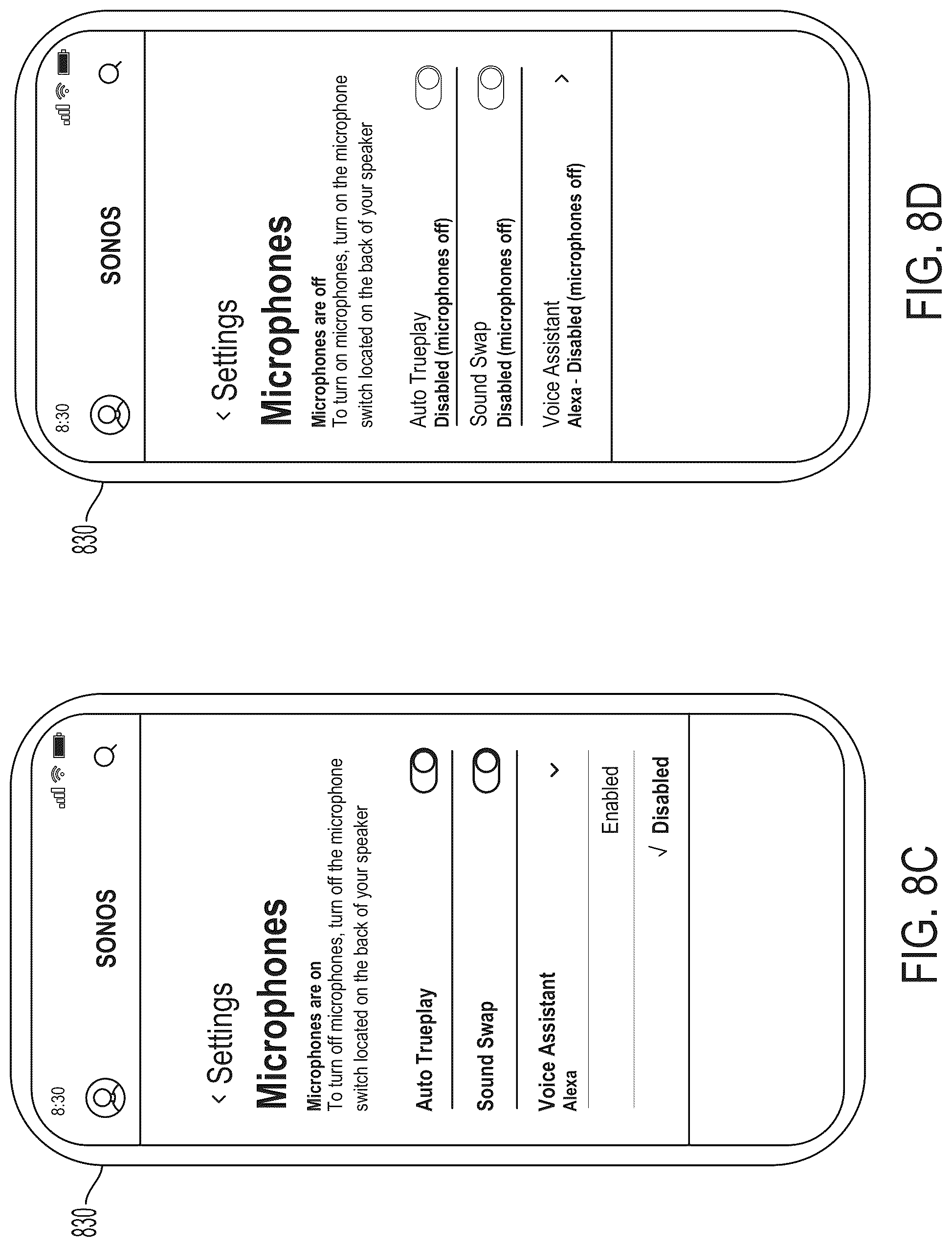 Patent US12327556 Figure 14 – Enabling and disabling microphones and voice assistants