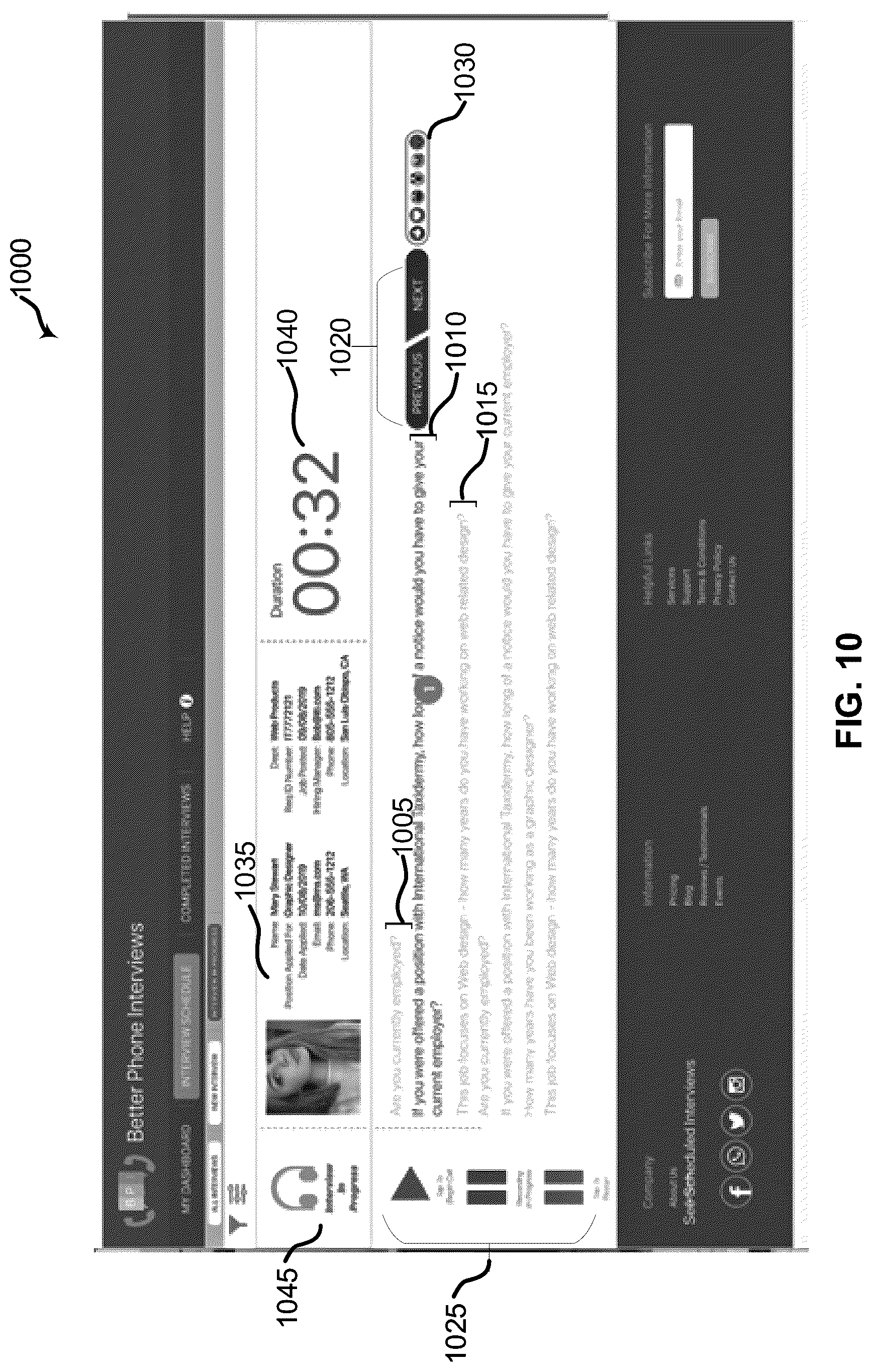 Patent US12327563 Figure 10 – Automatic audio editor software for interviews and recorded speech