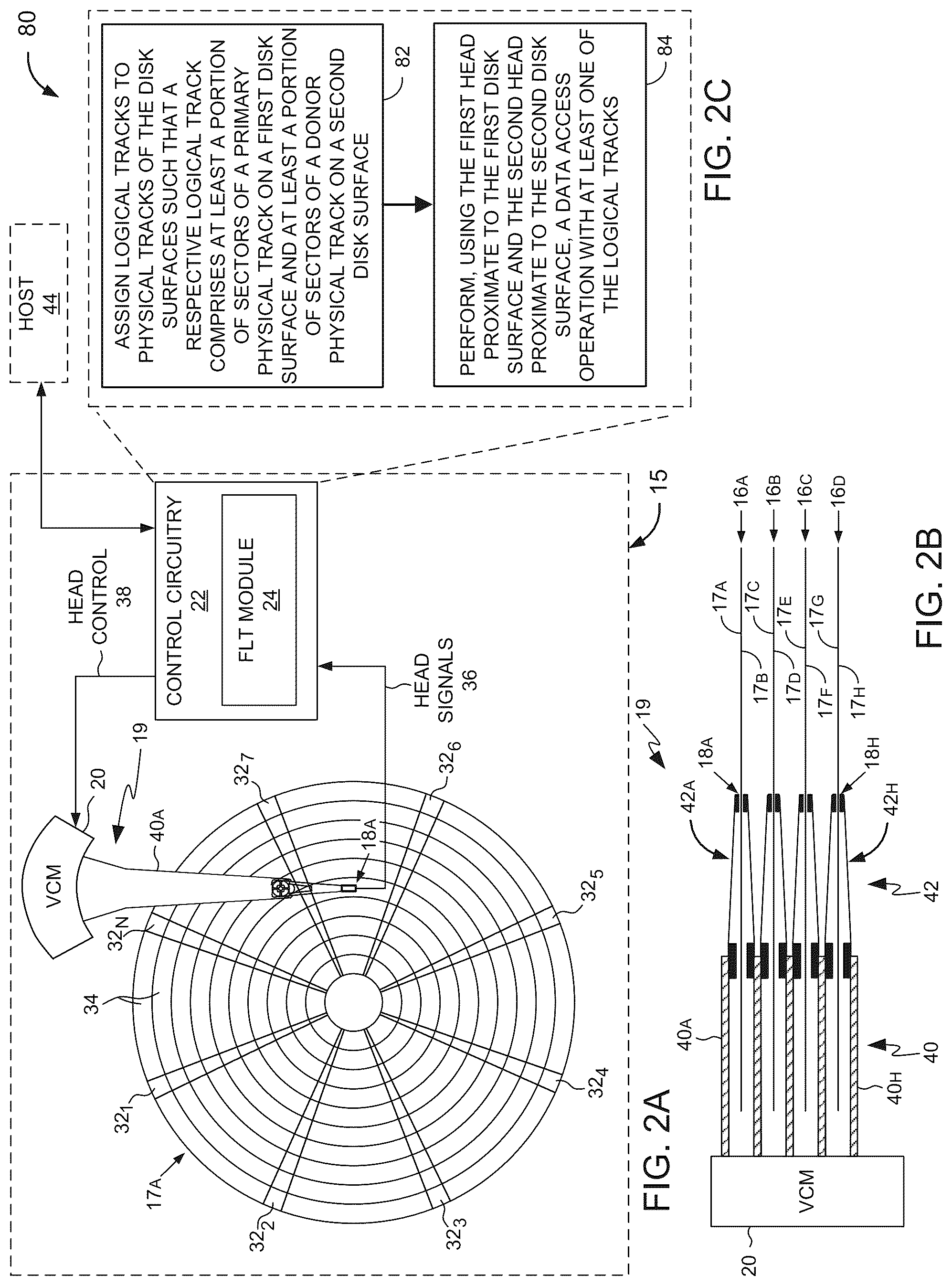 Patent US12327577 Figure 2 – Data storage device with flexible logical tracks and radius-independent data rate