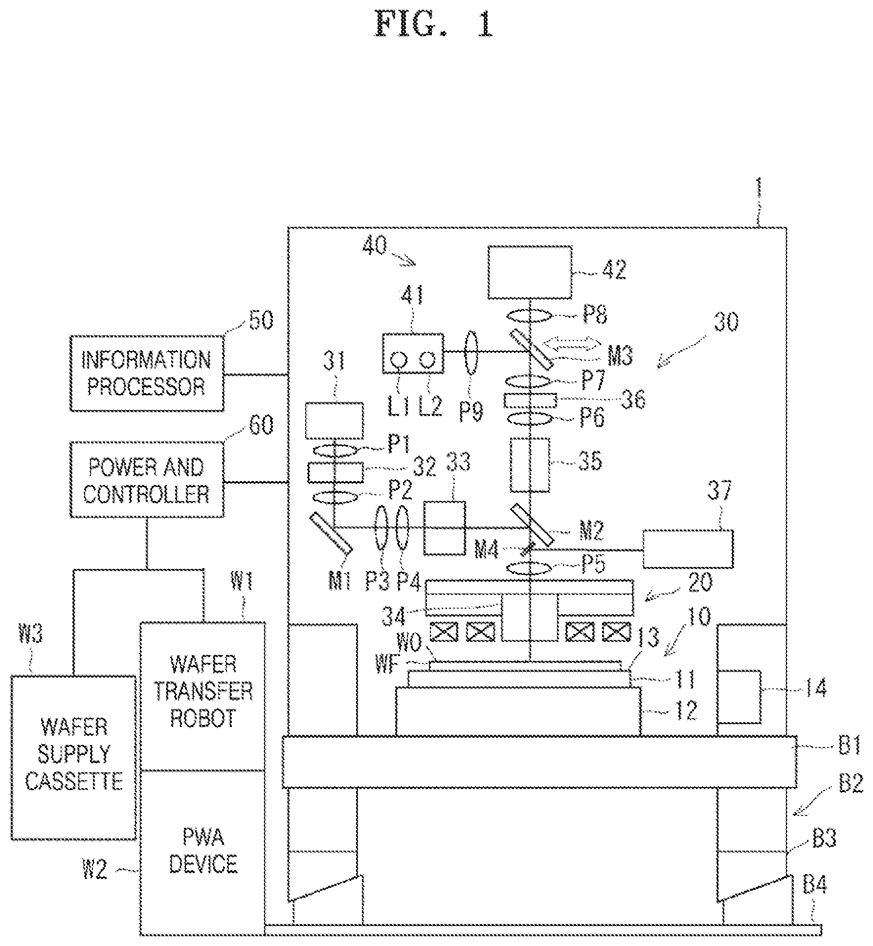 Patent US12327579 — Inspection device — Figure 1